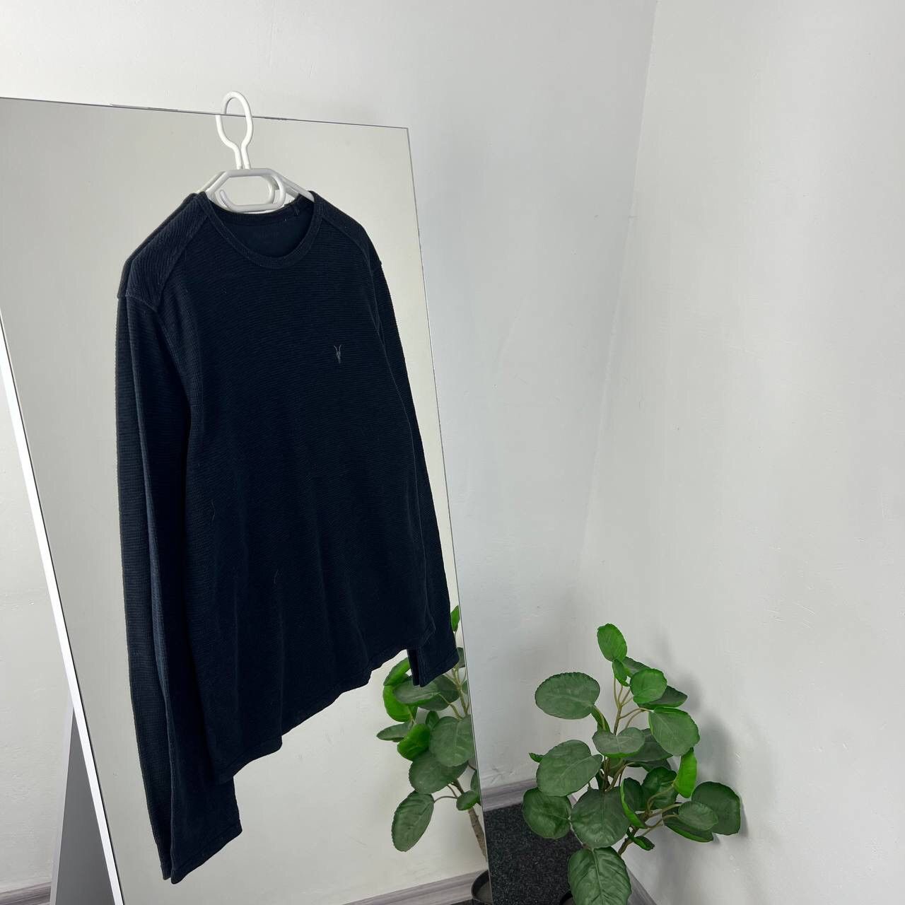Allsaints Allsaints Y2k Old Money Mini Logo Waffle Long Sleeve Size US S / EU 44-46 / 1 - 1 Thumbnail