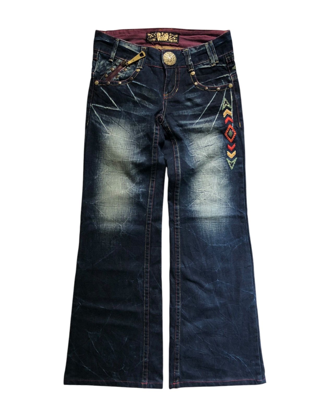 If Six Was Nine Riobera low rise flare jeans Size US 30 / EU 46 - 2 Thumbnail