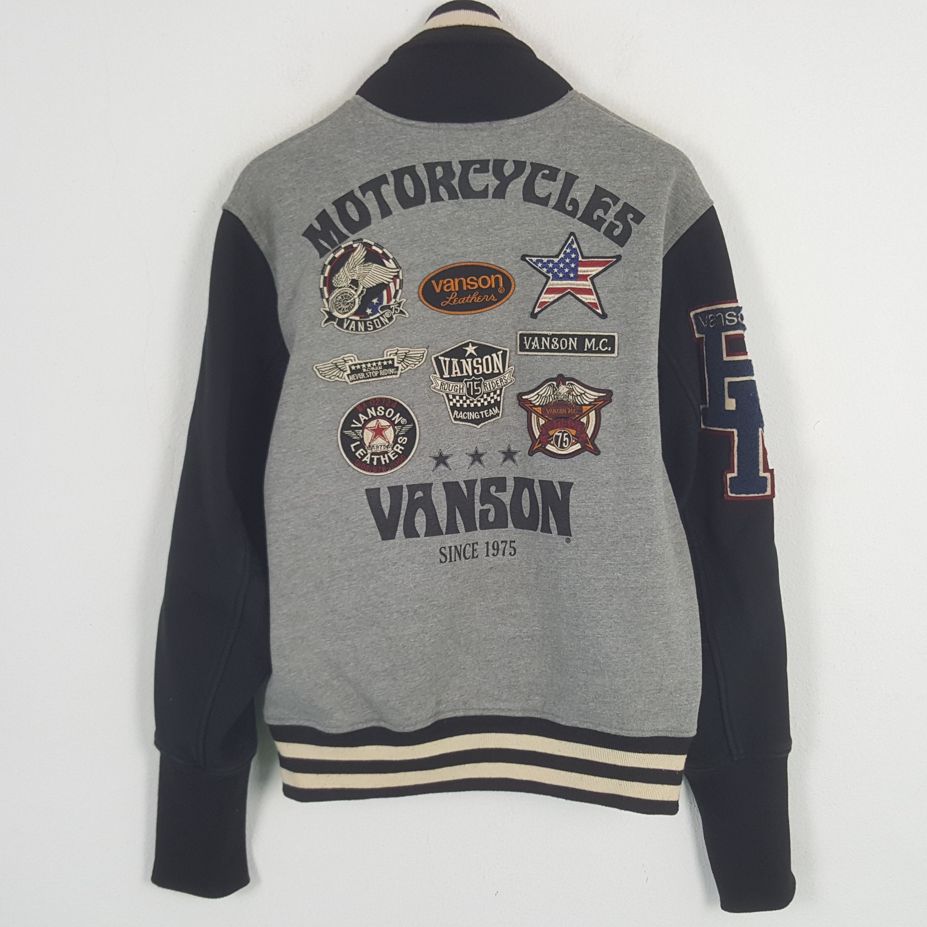Vanson Leathers × Vintage Vintage Motorcycles Vanson Racing Jacket Size US L / EU 52-54 / 3 - 1 Thumbnail