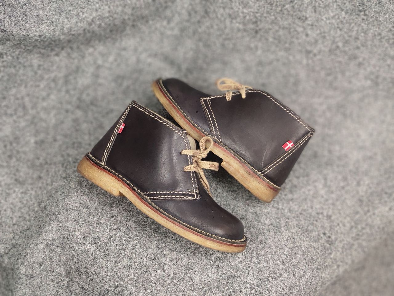 Duckfeet Duckfeet Sjælland Wool Lined Leather Desert Chukka Boots Size US 10 / IT 40 - 1 Thumbnail