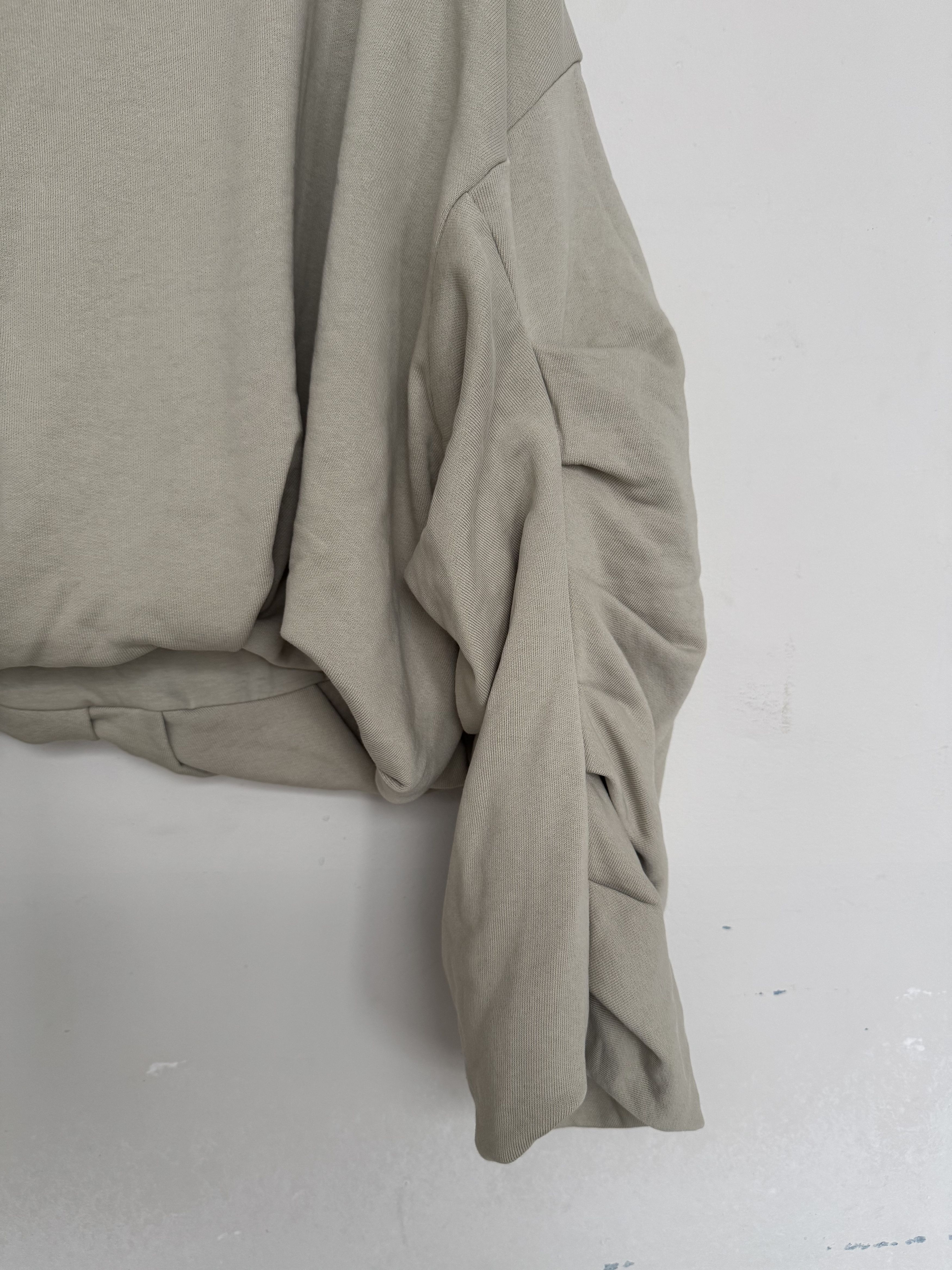 Dries Van Noten Draped Cotton Jersey Sweatshirt Size XS / US 0-2 / IT 36-38 - 5 Thumbnail