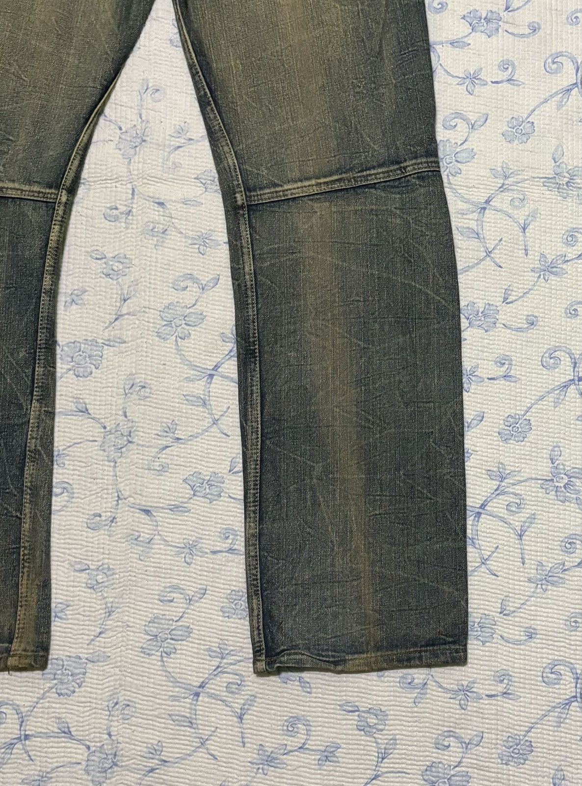 Japanese Brand × Vintage Japanese International World Streetwear Double Waist Jeans Size US 34 / EU 50 - 14 Thumbnail