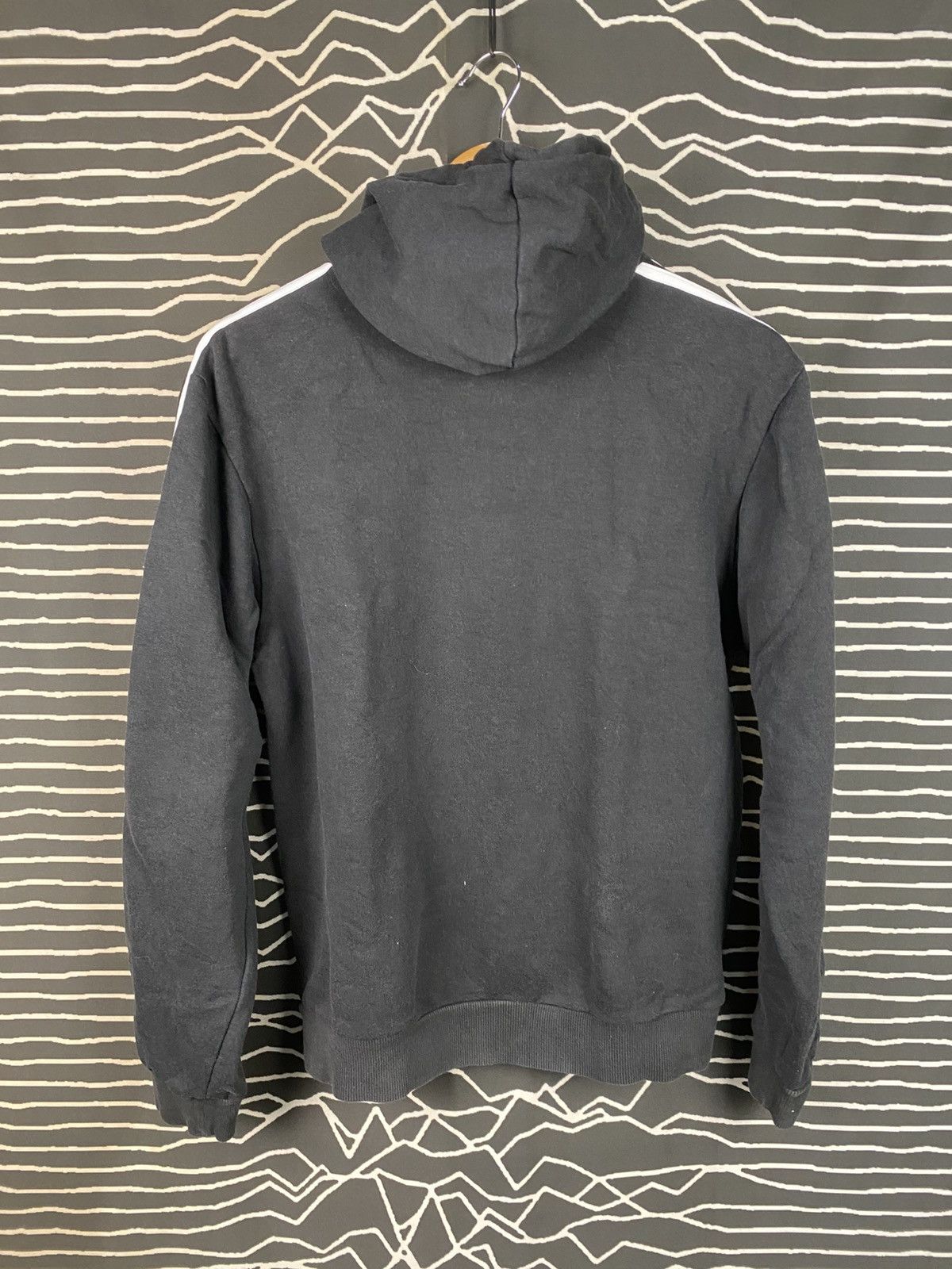 Adidas Adidas Big Logo 3-Stripes Pullover Hoodie Black Size US M / EU 48-50 / 2 - 3 Thumbnail