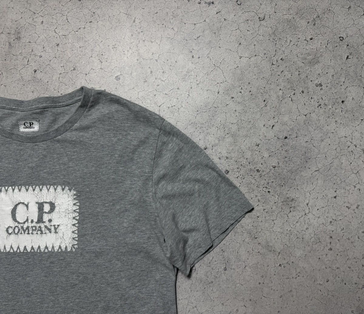 C.P. Company × Vintage C.P Company Vintage Big Logo Grey T-Shirt Size US L / EU 52-54 / 3 - 3 Thumbnail