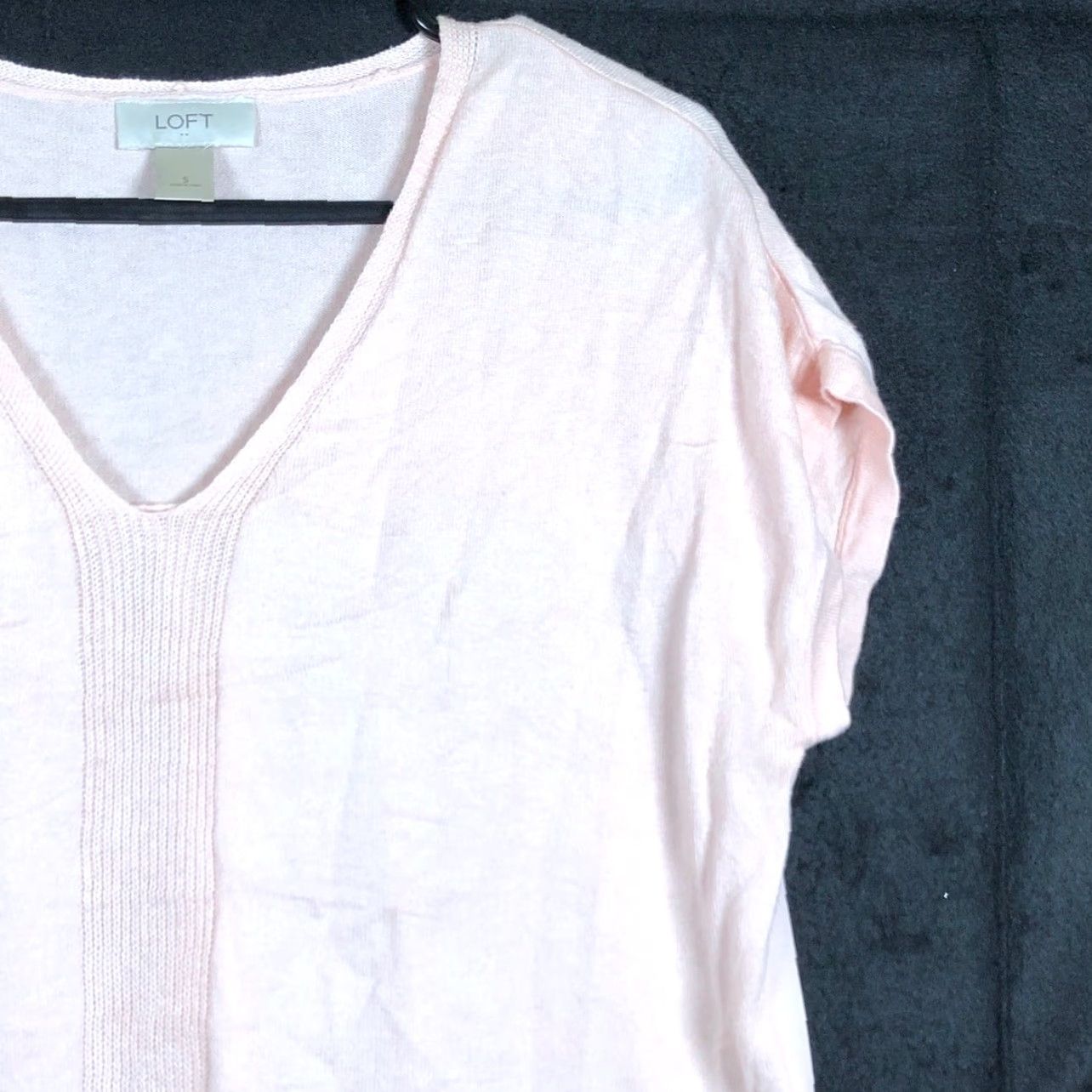 Loft LOFT Ann Taylor Womens Blouse Pink Short Sleeve V-Neck Super Soft Tunic Small Size S / US 4 / IT 40 - 5 Thumbnail