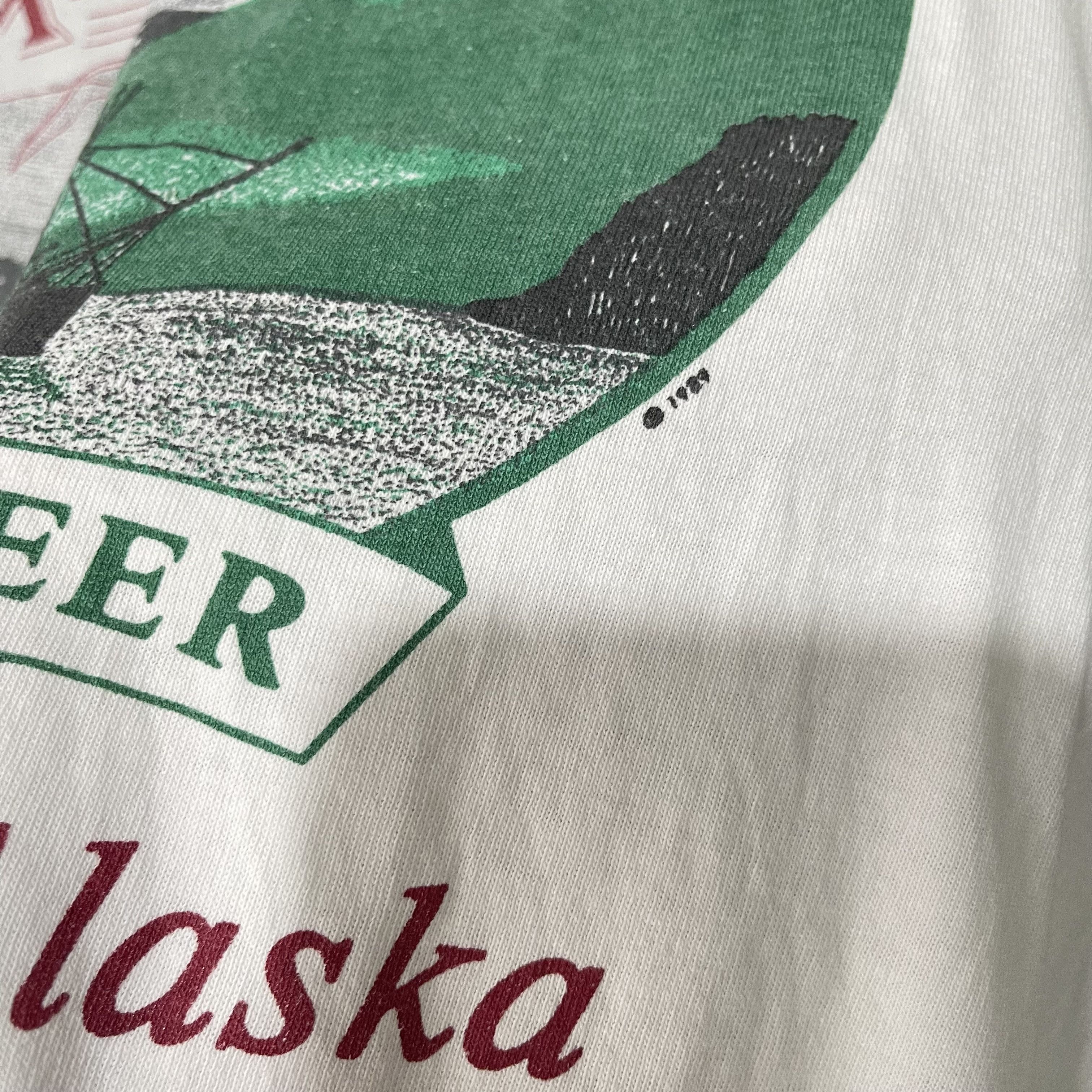 Vintage Vintage 1989 Alaska Beer T-Shirt Size US M / EU 48-50 / 2 - 3 Thumbnail