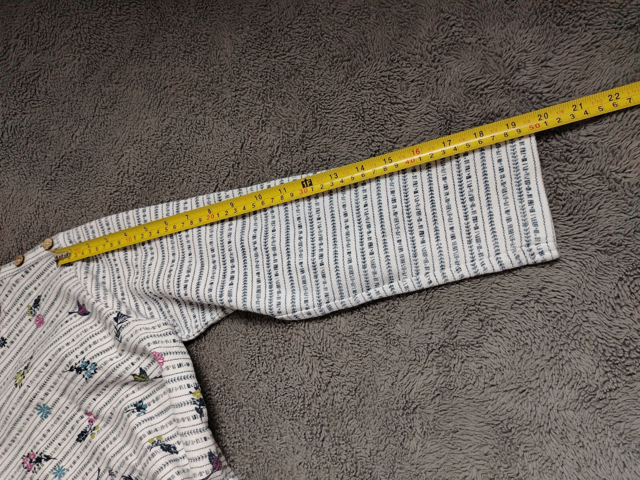 Other Pre-Loved Long Sleeve Jumper Women's M Cotton Stripe Floral Size M / US 6-8 / IT 42-44 - 6 Thumbnail