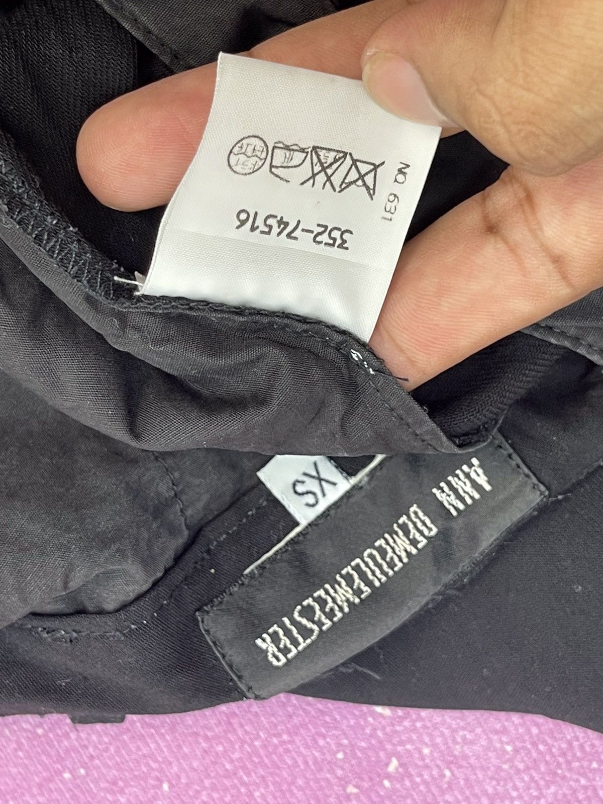 Ann Demeulemeester Ann Demeulemeester Wideleg Adjustable Waist Pants Size US 30 / EU 46 - 11 Thumbnail