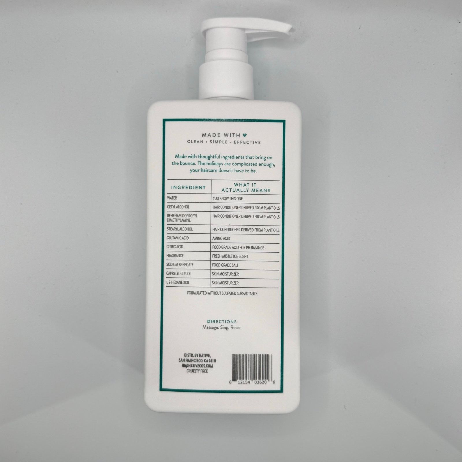Other New Holiday NATIVE Fresh Mistletoe Volumizing Conditioner Size ONE SIZE - 2 Thumbnail