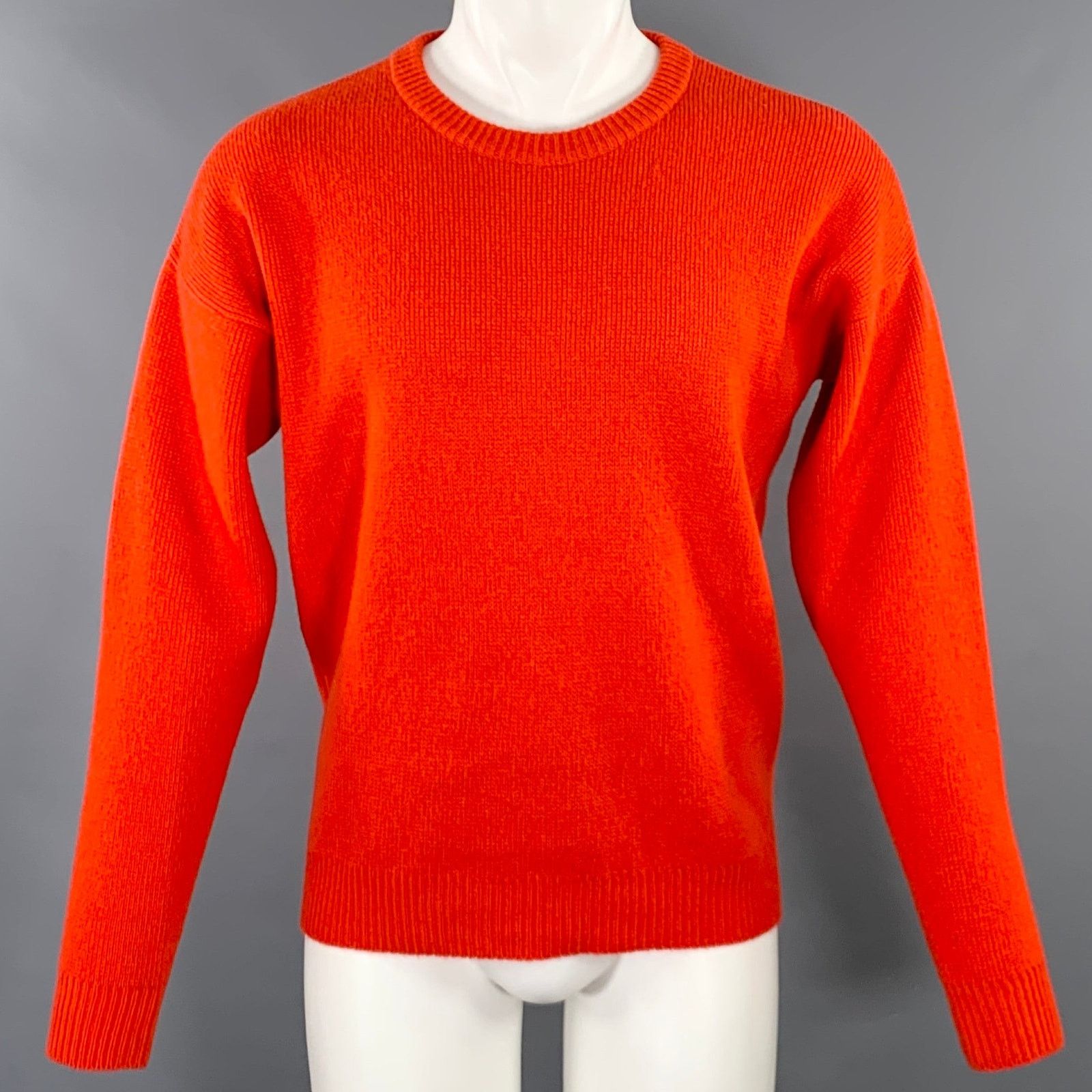 John Elliott JOHN ELLIOTT Size S Red Cashmere Crew Neck Sweater Size US S / EU 44-46 / 1 - 1 Thumbnail