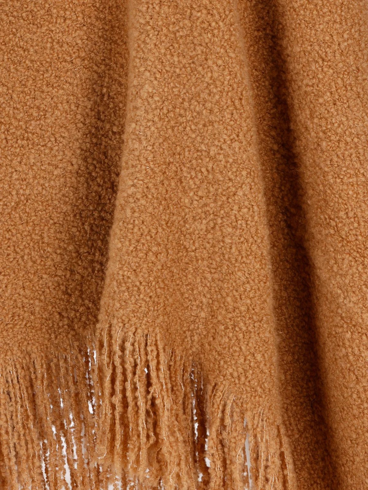 Loro Piana o1srvl11e0824 Fluffy Fringed Poncho Cape in Brown Size M / US 6-8 / IT 42-44 - 5 Thumbnail