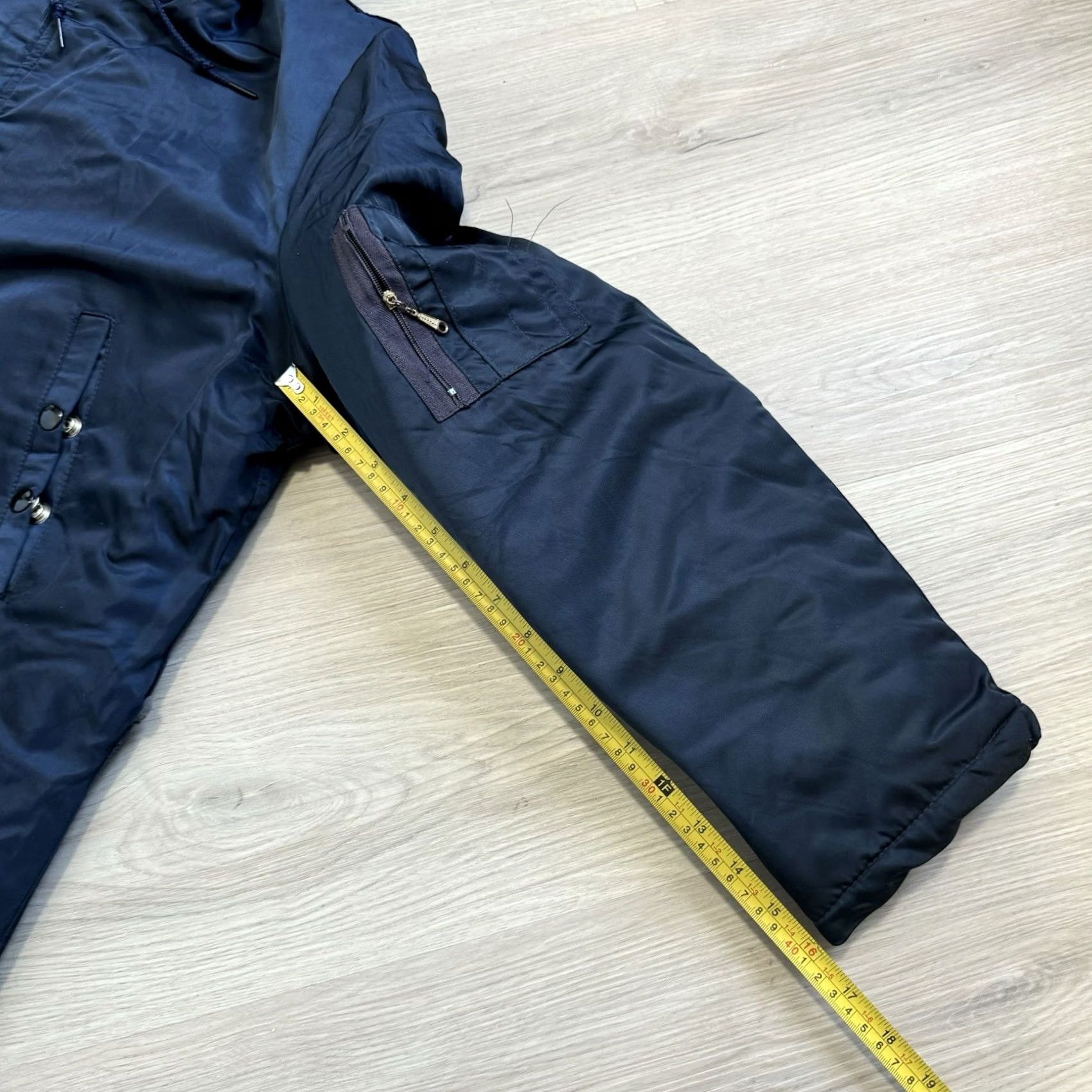 Vintage VINTAGE N3b Parka Navy Blue Men Flying Jacket Authentic Arctic Snorkel Parka 40 Size US XXS / EU 40 - 7 Thumbnail