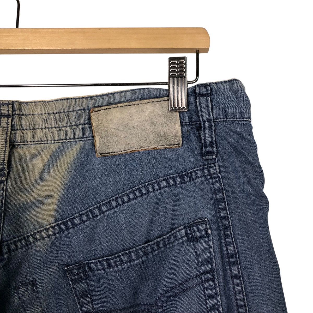 Marithe + Francois Girbaud French Workwear Blue Wide Pants – Marthe Girbaud Size 32" / US 10 / IT 46 - 14 Thumbnail