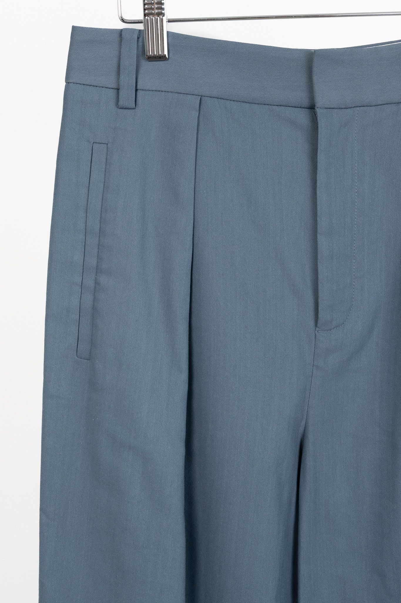 Tibi Tibi Stella Blue Grey Fluid Suiting Pant Size 26" / US 2 / IT 38 - 4 Thumbnail