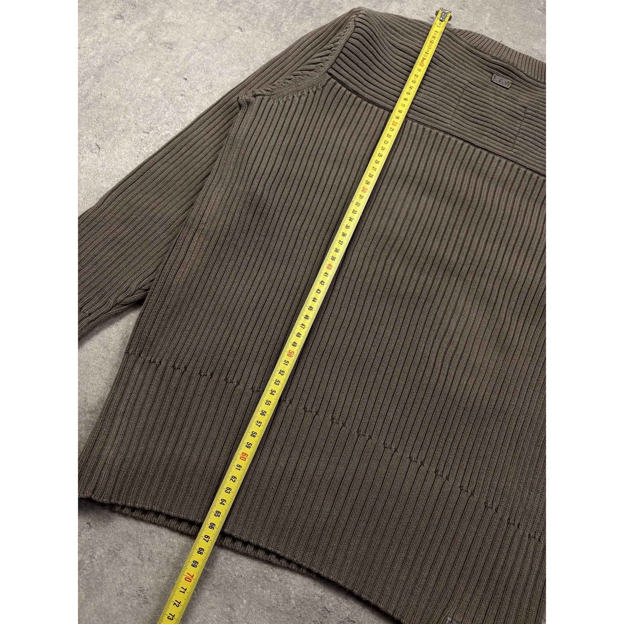 G-Star ARCHIVAL G-STAR RAW "3301" Industrial Knit – Tactical Earth Size US M / EU 48-50 / 2 - 10 Thumbnail