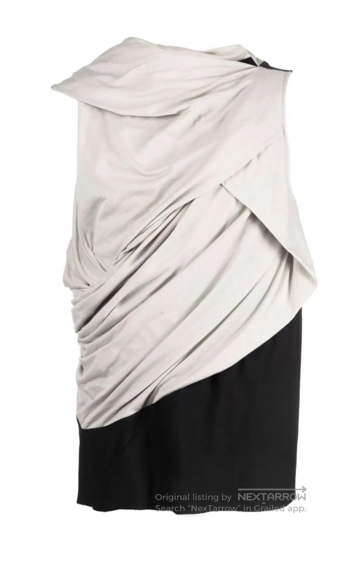 Rick Owens Draped Asymmetrical Sleeveless Multi Top. Size US S / EU 44-46 / 1 - 1 Thumbnail
