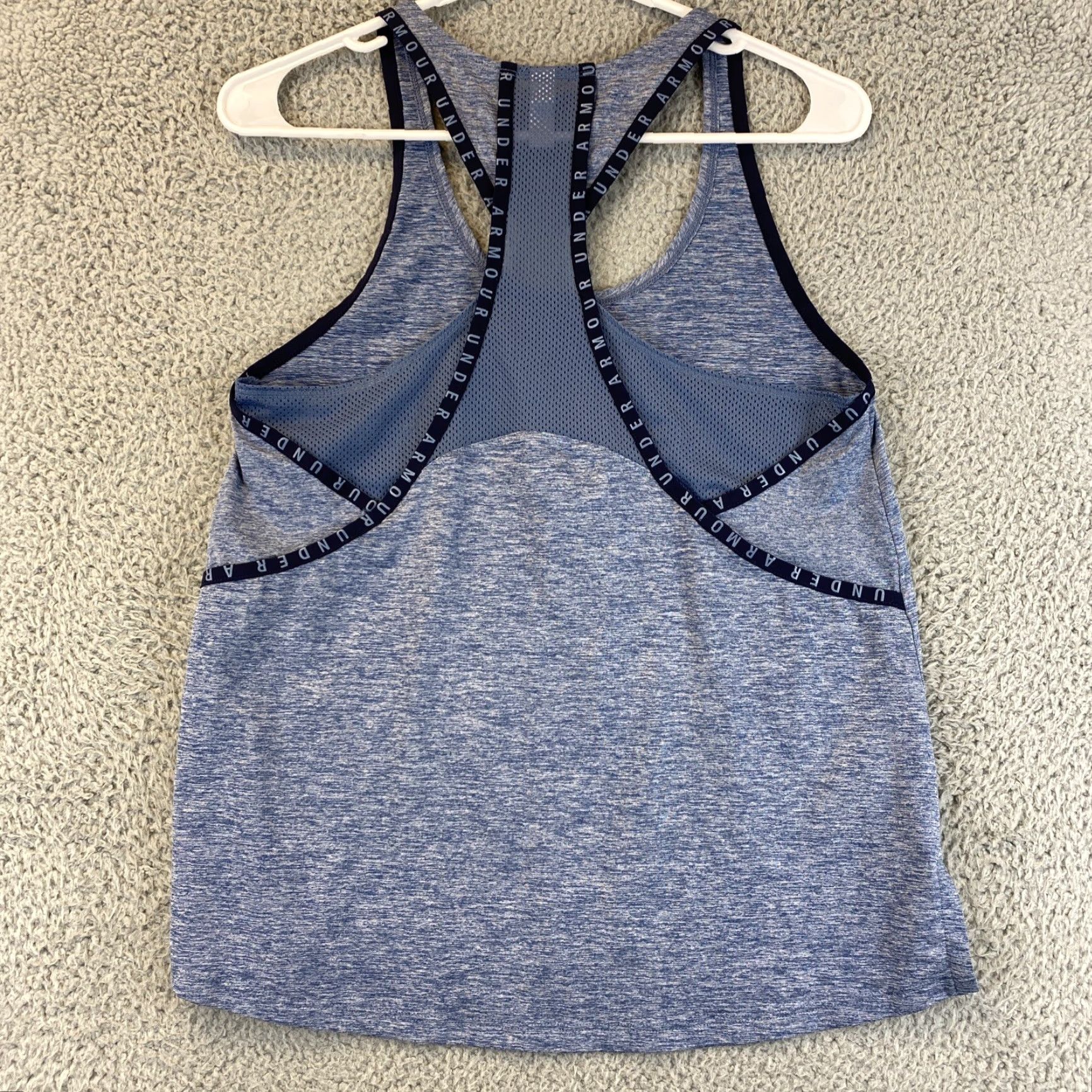Under Armour Under Armour Tank Top Women Sleeveless Blue XS 51-34 Fits Size XS Size XS / US 0-2 / IT 36-38 - 6 Thumbnail