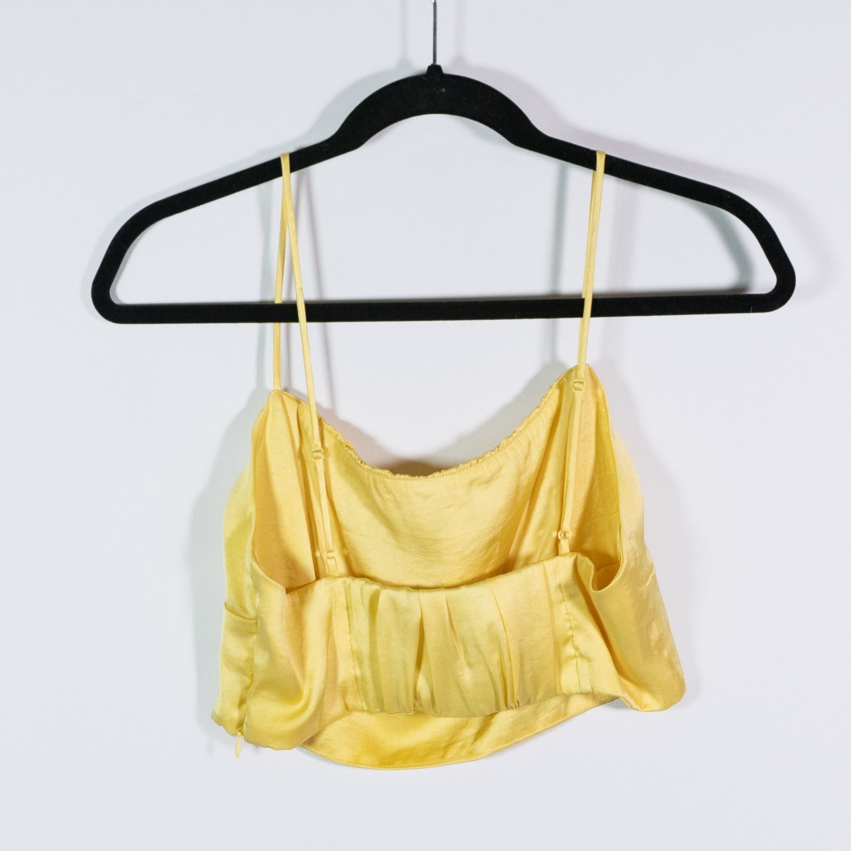 Aritzia Wilfred Aritzia Sonnet Ruched Satin Scoop Size S / US 4 / IT 40 - 4 Thumbnail