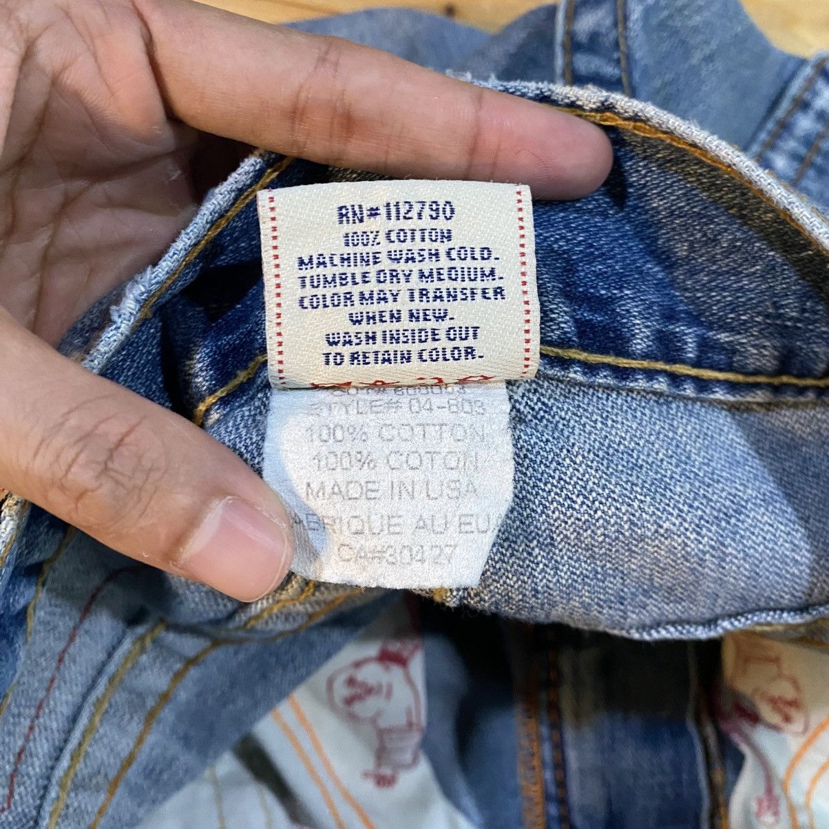 True Religion 2000s True Religion Joey Super Flared Jeans Size US 28 / EU 44 - 19 Thumbnail