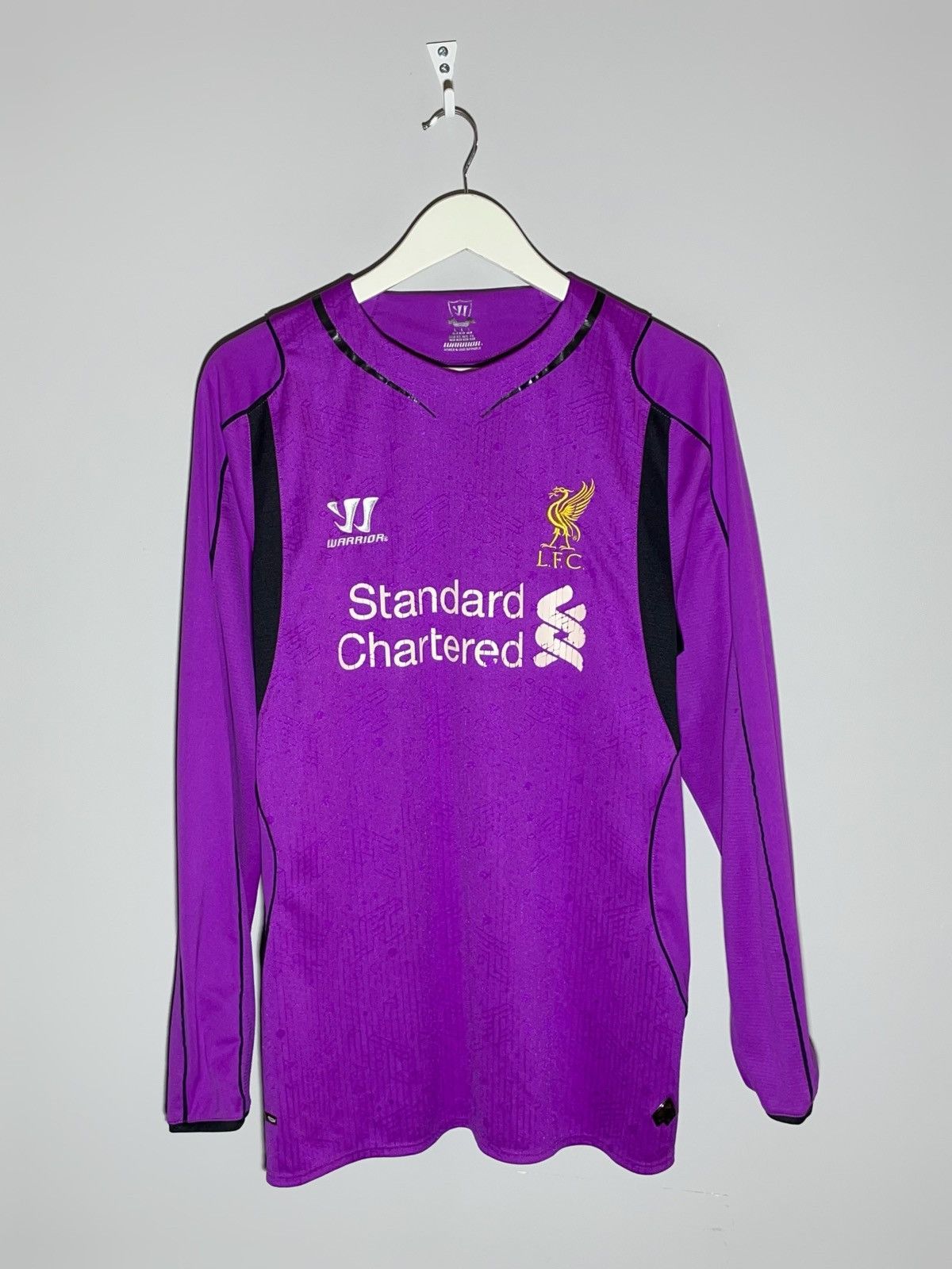 Warrior Liverpool 2014/15 Goalkeeper Home Y2k Hype Football Shirt Size US L / EU 52-54 / 3 - 1 Thumbnail