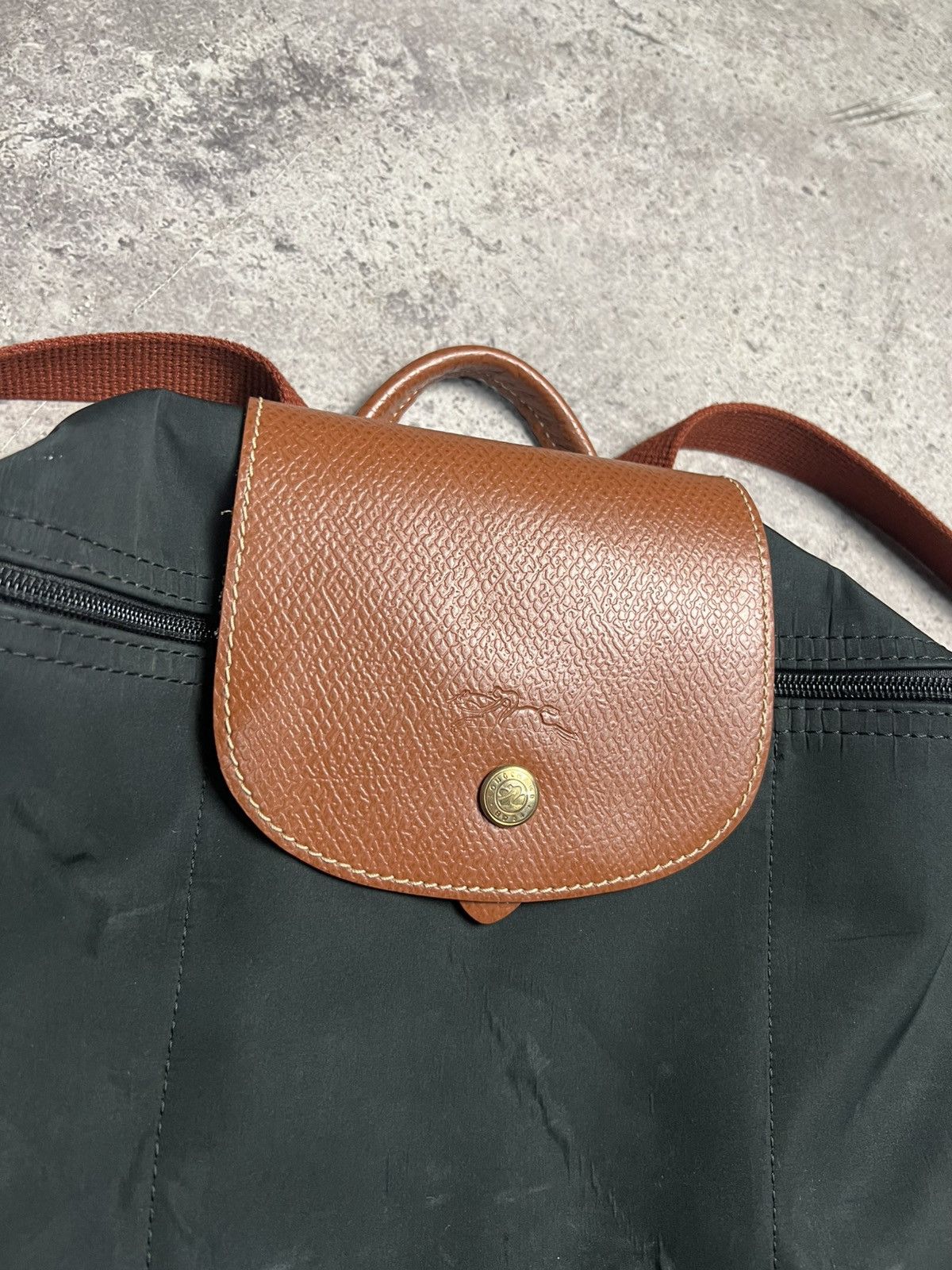 Longchamp Longchamp Le Pliage Women's Leather,Nylon Backpack Size ONE SIZE - 2 Thumbnail