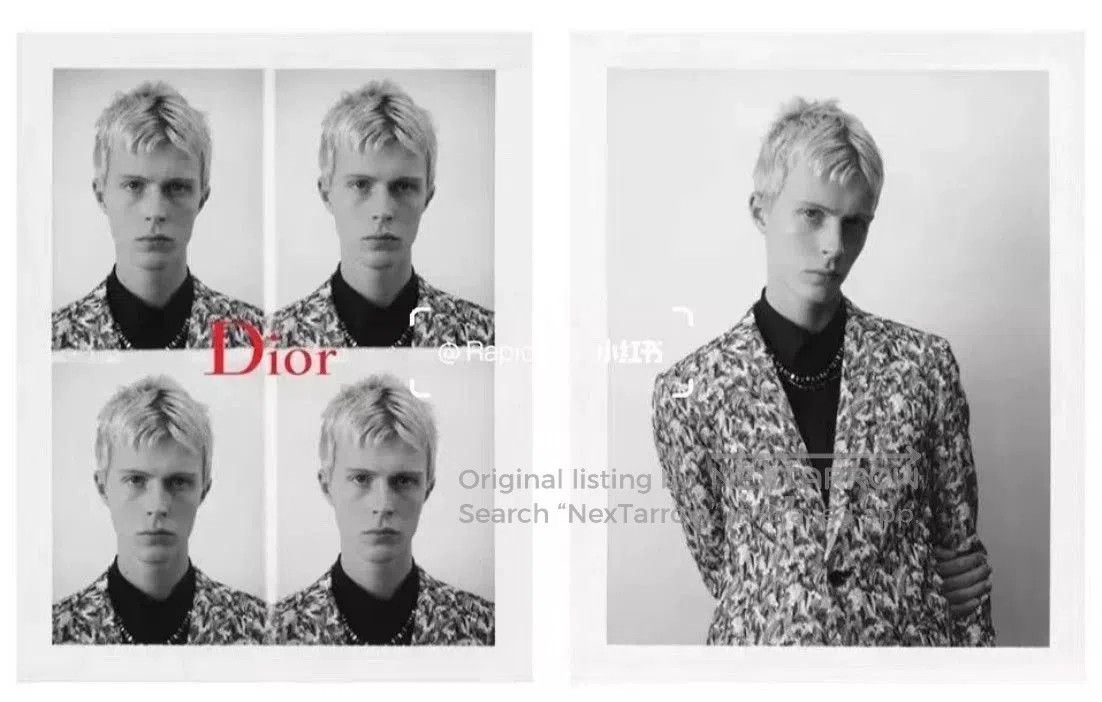Dior Black and White Patterned Blazer. Size US M / EU 48-50 / 2 - 7 Thumbnail