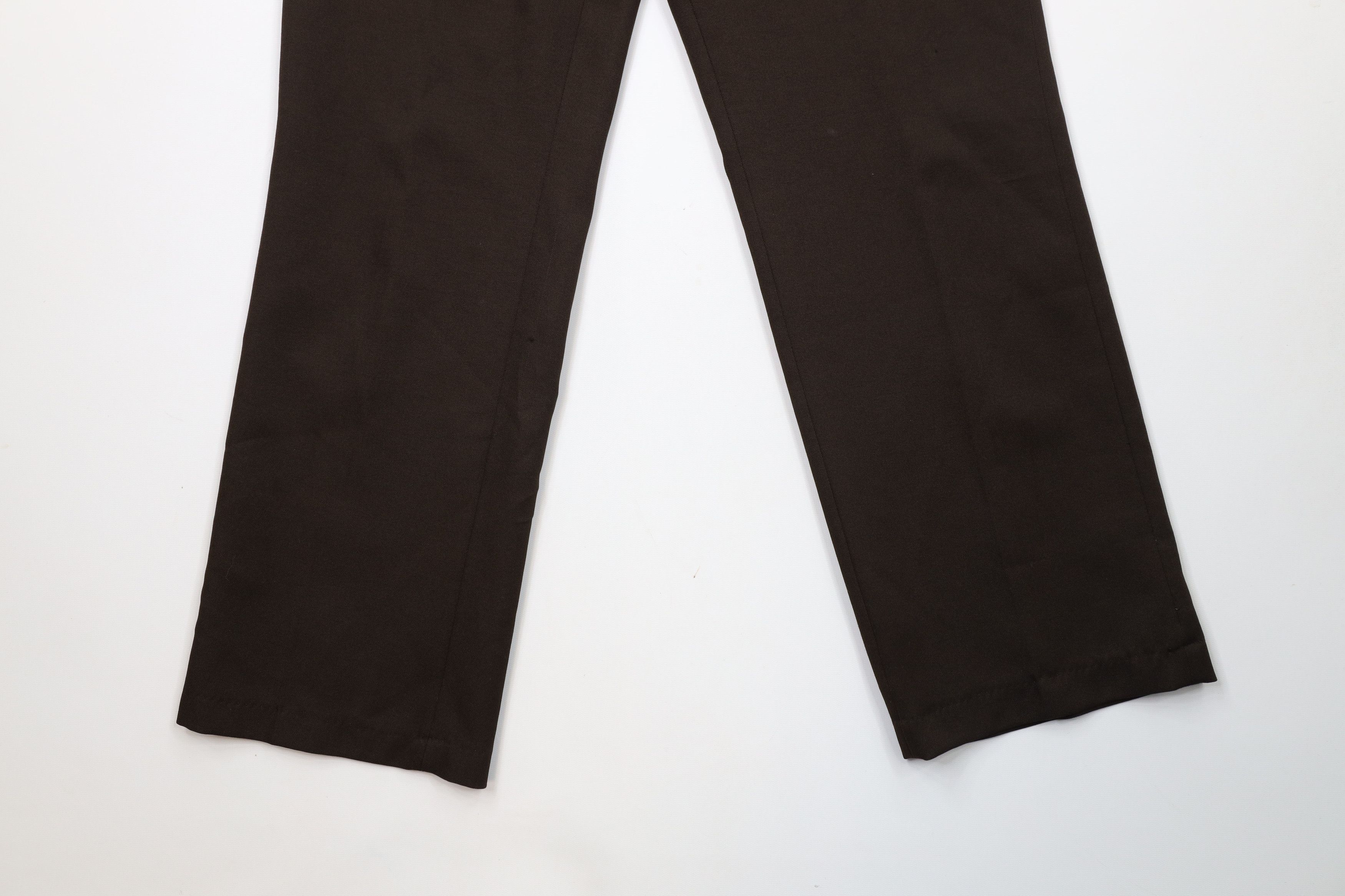 Vintage Vintage 70s Streetwear Flared Wide Leg Chino Pants Brown USA Size US 32 / EU 48 - 4 Thumbnail
