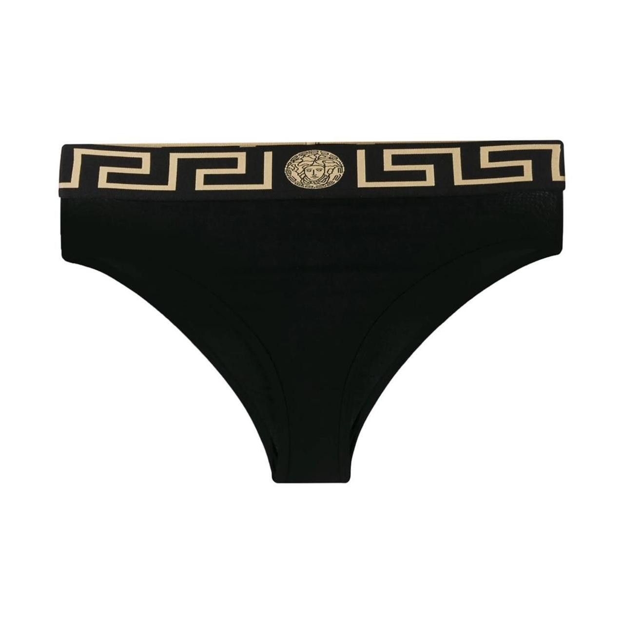 Versace NWT Small Versace Greca Border high-waisted briefs Size ONE SIZE - 1 Thumbnail
