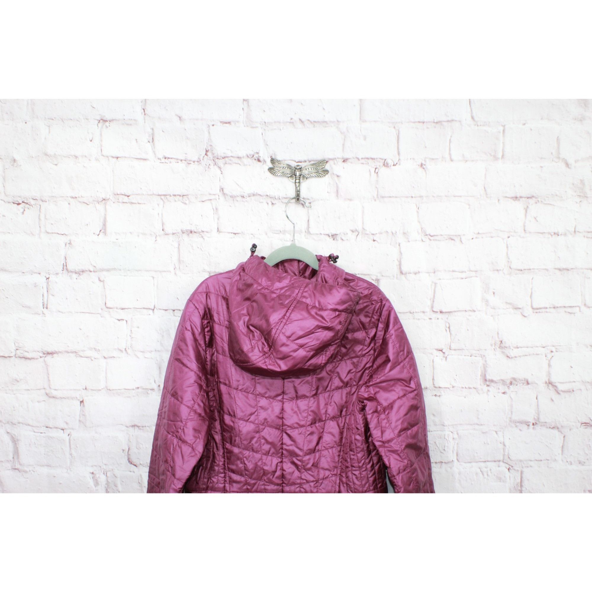 L.L. Bean LL Bean Pink Quilted Packaway Hooded Coat Size XXS / US 00 / IT 34 - 7 Thumbnail