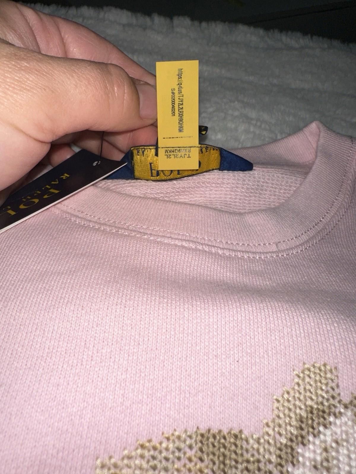 Lauren Ralph Lauren Ralph Lauren Cotton Kids Jumper Embroided Design Size ONE SIZE - 4 Thumbnail