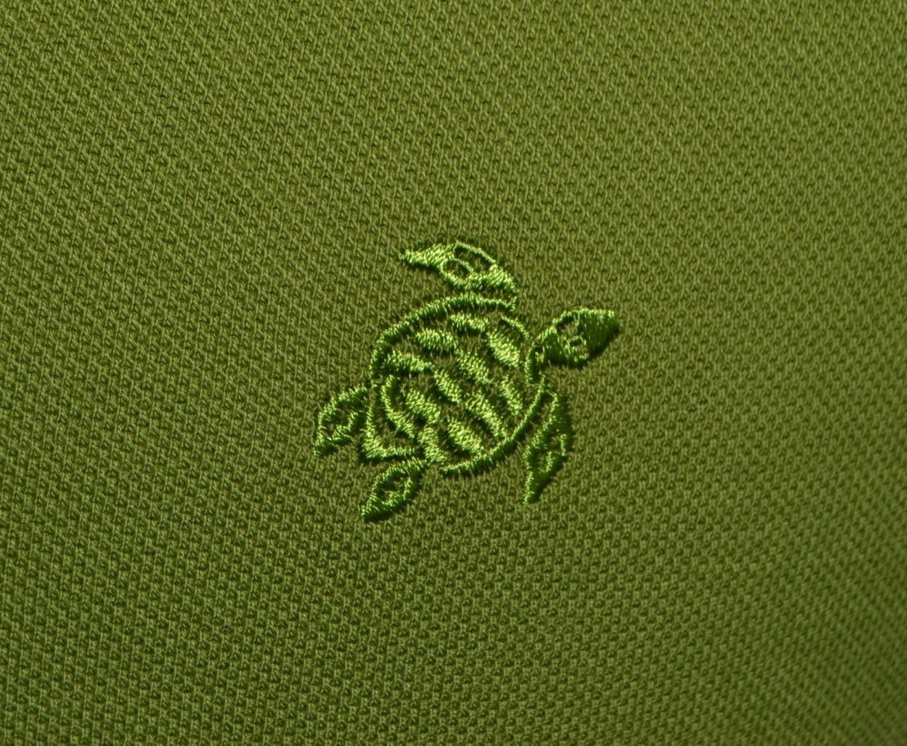 Vilebrequin Vilebrequin Regular Fit Men's Green Short Sleeve Polo Shirt Size US S / EU 44-46 / 1 - 4 Thumbnail