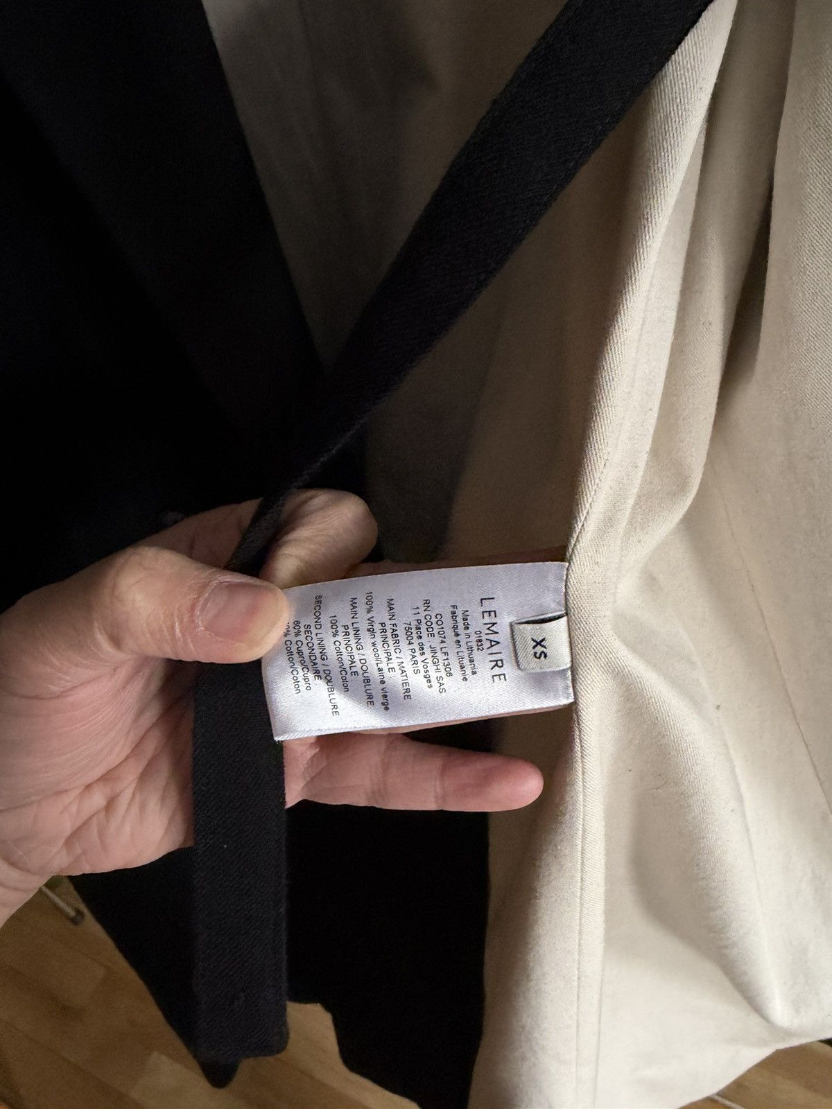 Lemaire Lemaire Maxi DB Convertible Coat FW24 Size US XS / EU 42 / 0 - 8 Thumbnail