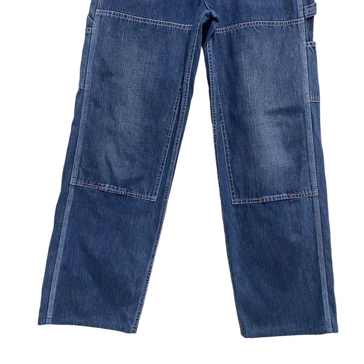 Japanese Brand Vintage Bartack Denim Work Pants Size US 31 - 10 Thumbnail