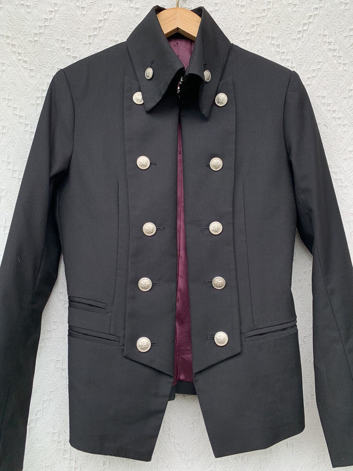 Japanese Brand No Id Napoleon Black Jacket Size US S / EU 44-46 / 1 - 2 Thumbnail