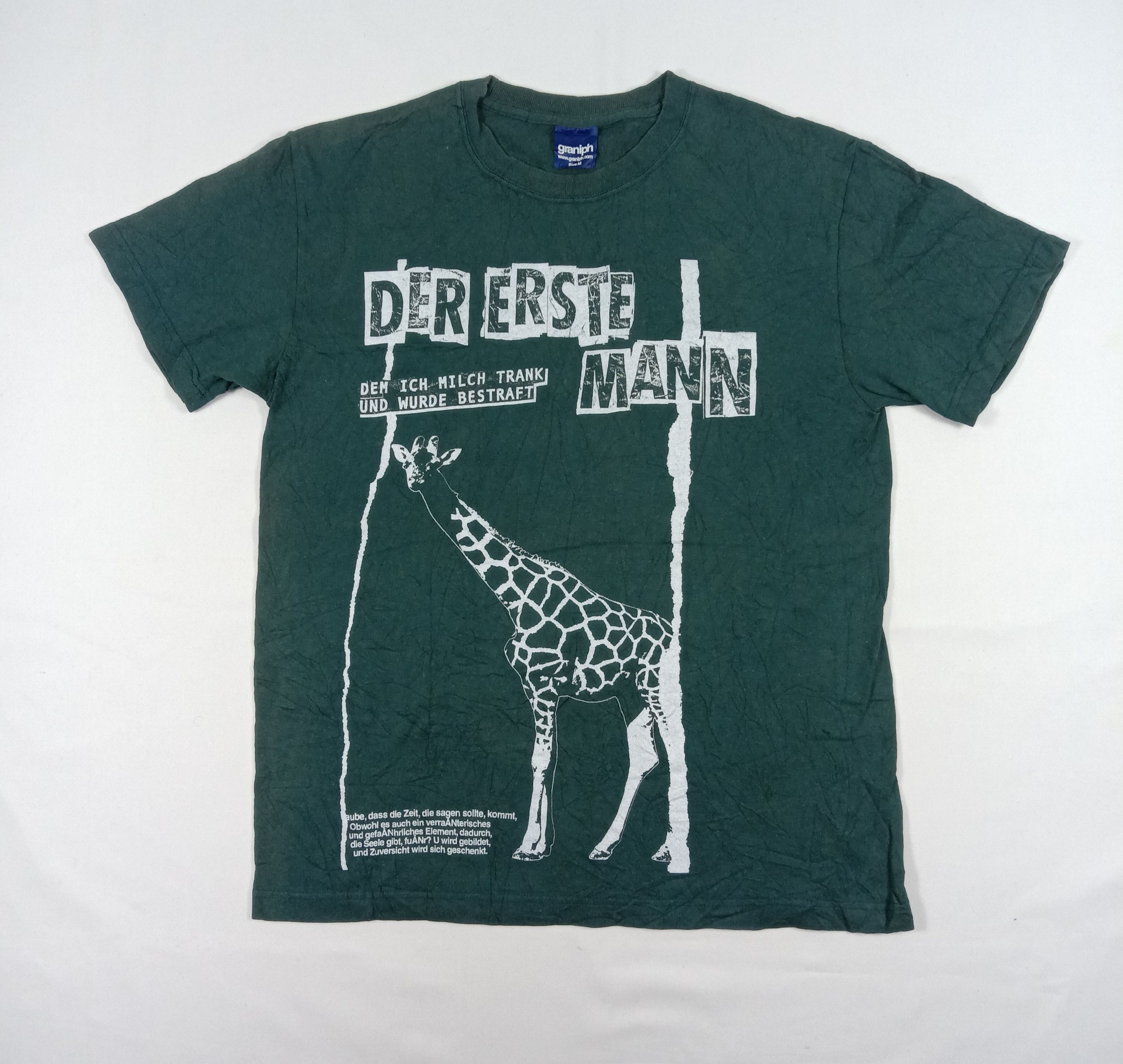 Japanese Brand Vintage Graniph Dererste Mann T Shirt Size US M / EU 48-50 / 2 - 1 Thumbnail
