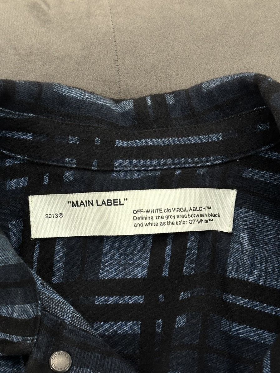 Off-White Off White Blue Flannel Size US M / EU 48-50 / 2 - 6 Thumbnail