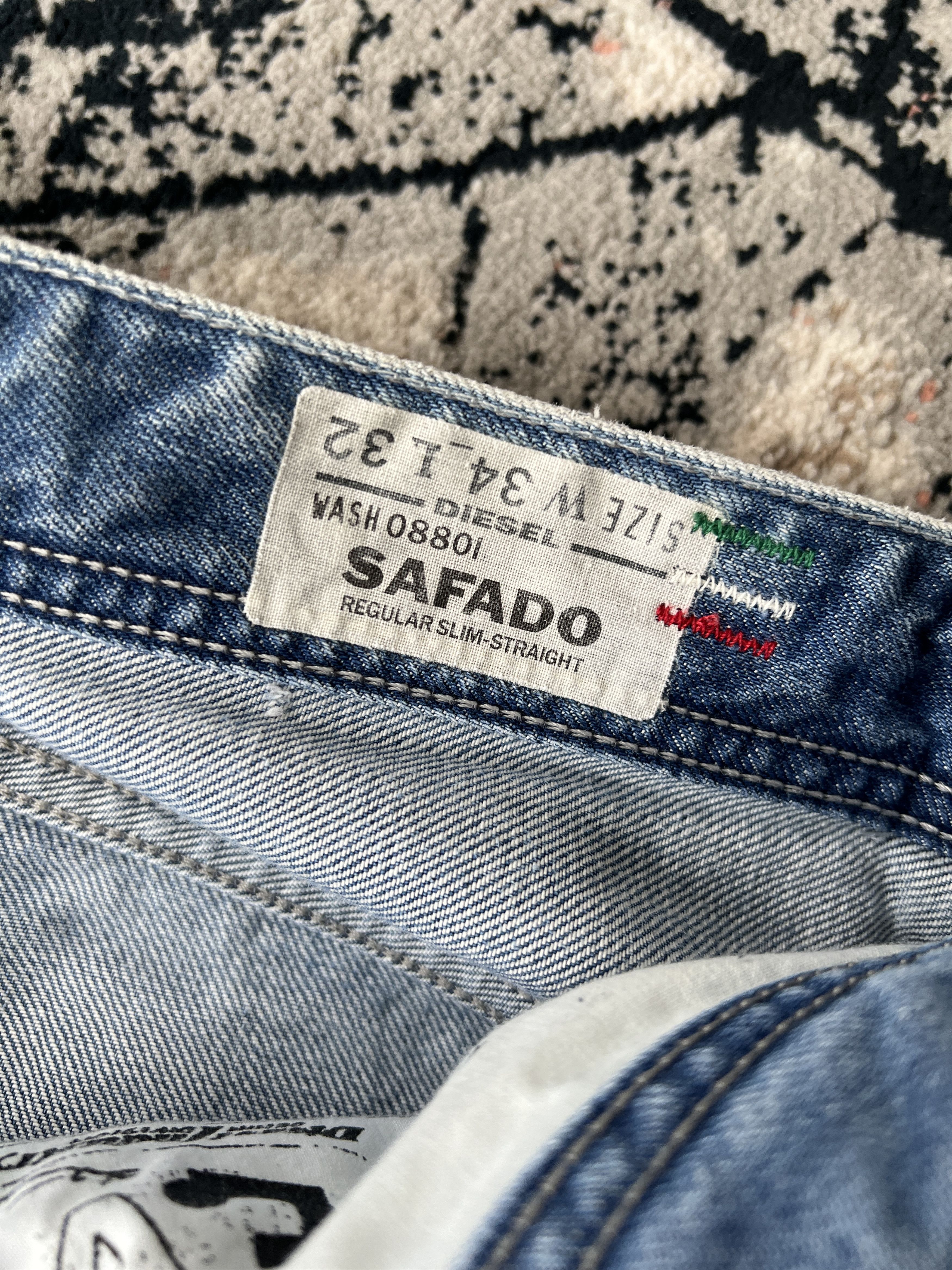 Diesel Diesel Safado Jeans Size US 34 / EU 50 - 7 Thumbnail