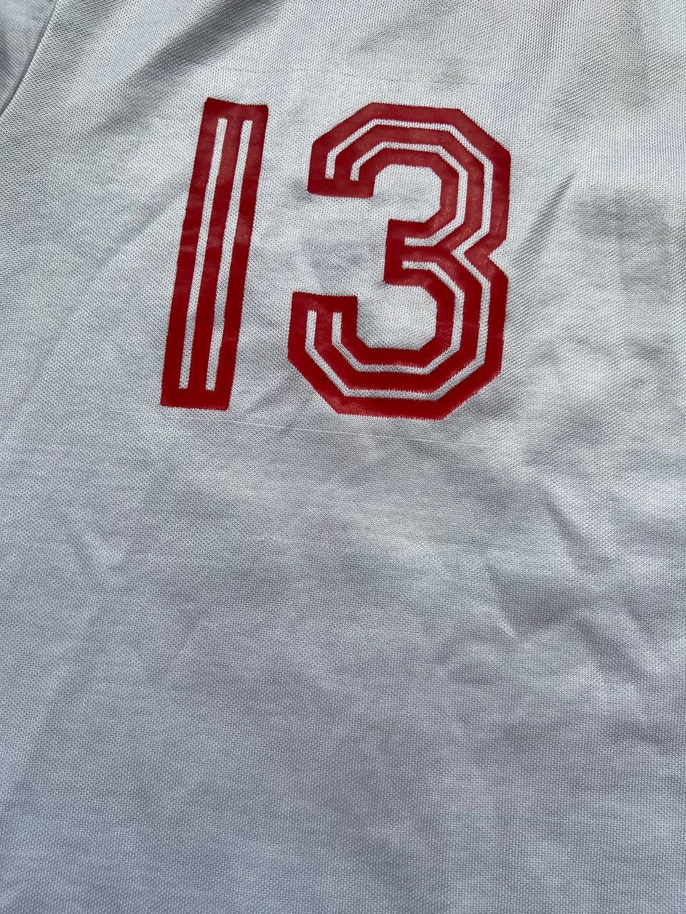 Vintage ULTRA RARE! 1975 SWITZERLAND #13 MATCH WORN ADIDAS JERSEY L Size US L / EU 52-54 / 3 - 11 Thumbnail