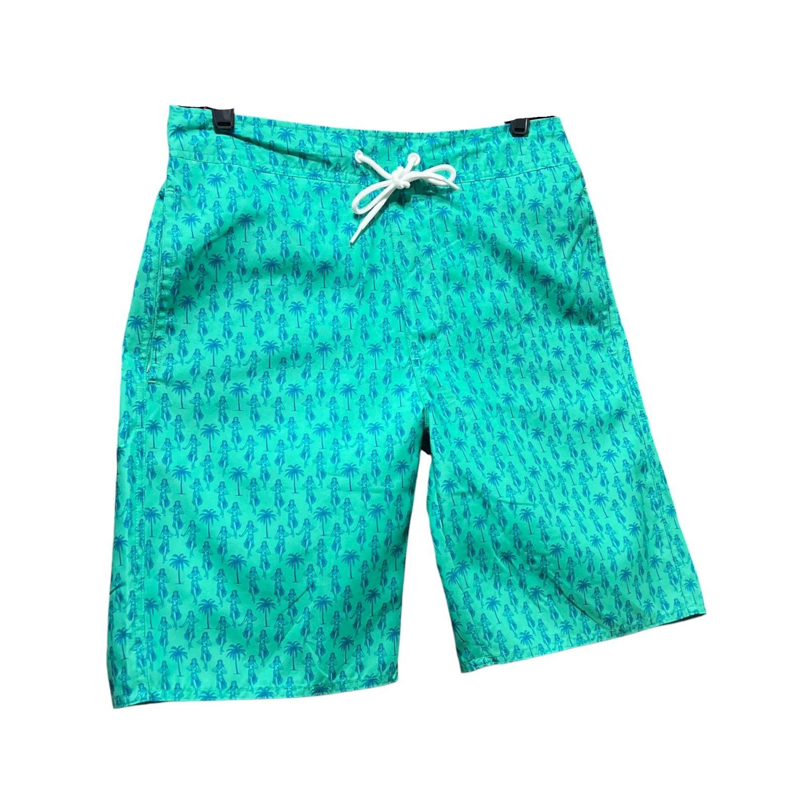 Other St. John's Bay - Men's Board Shorts - 9" Inseam - Green Hula Size ONE SIZE - 19 Thumbnail