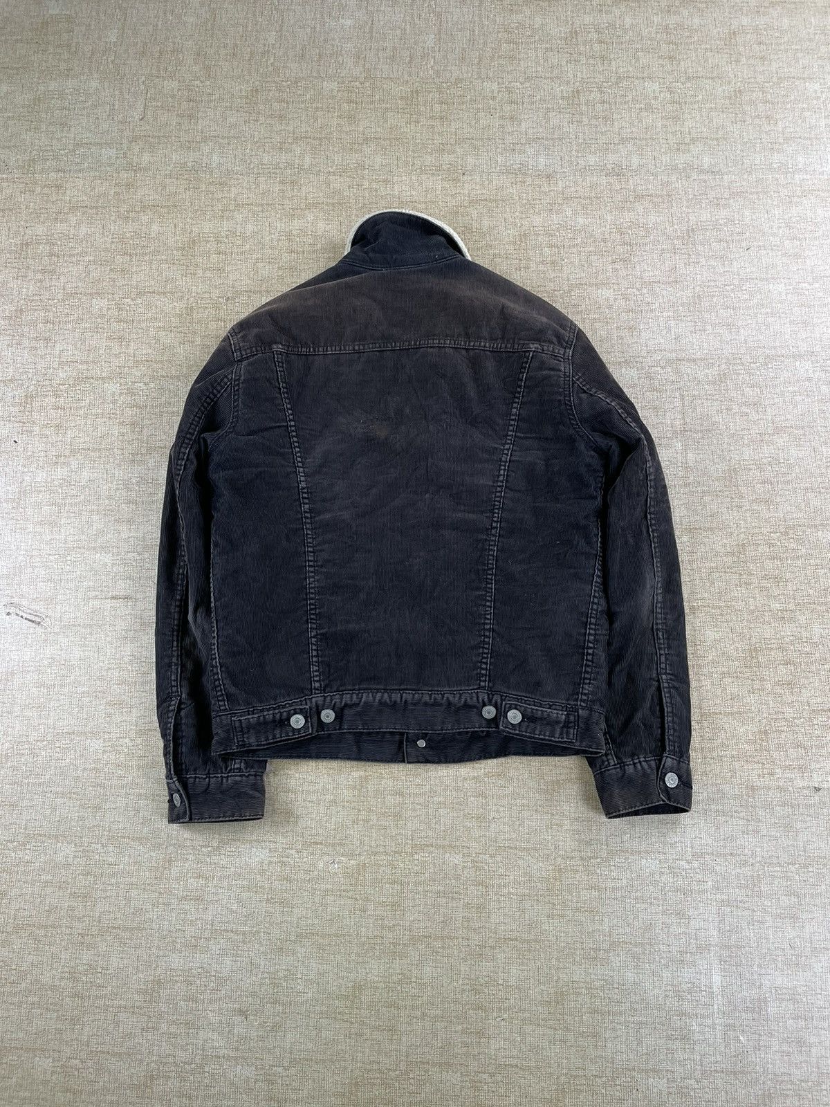 Levi's × Levi's Vintage Clothing × Vintage Vintage LEVIS Corduroy Sherpa Trucker Jacket Size US S / EU 44-46 / 1 - 4 Thumbnail