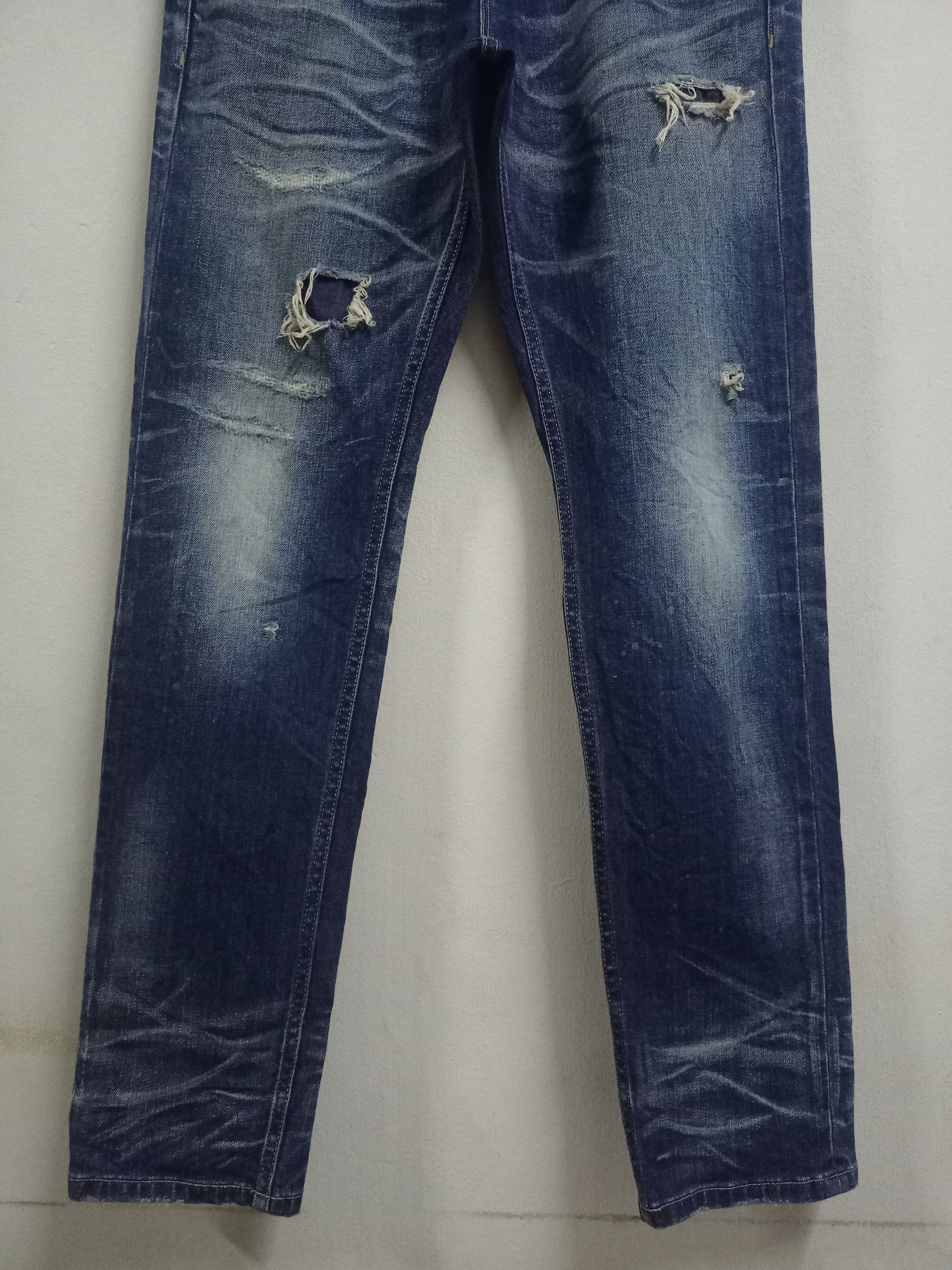 Japanese Brand Vintage Japanese Rattle Trap Acid Wash Distressed Jeans Size US 32 / EU 48 - 5 Thumbnail