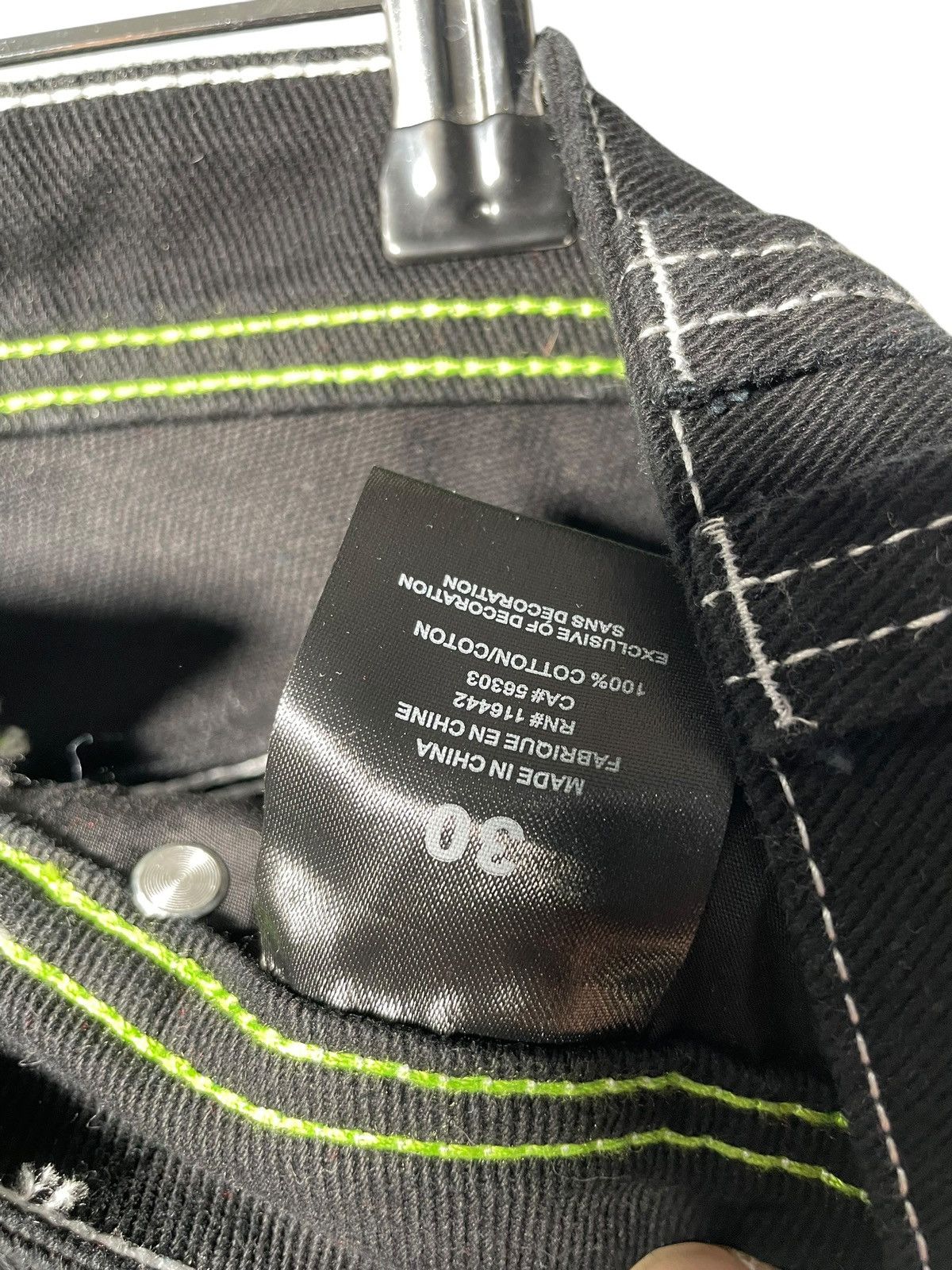 Empyre Empyre Contrast Stitch Denim Size US 30 / EU 46 - 6 Thumbnail