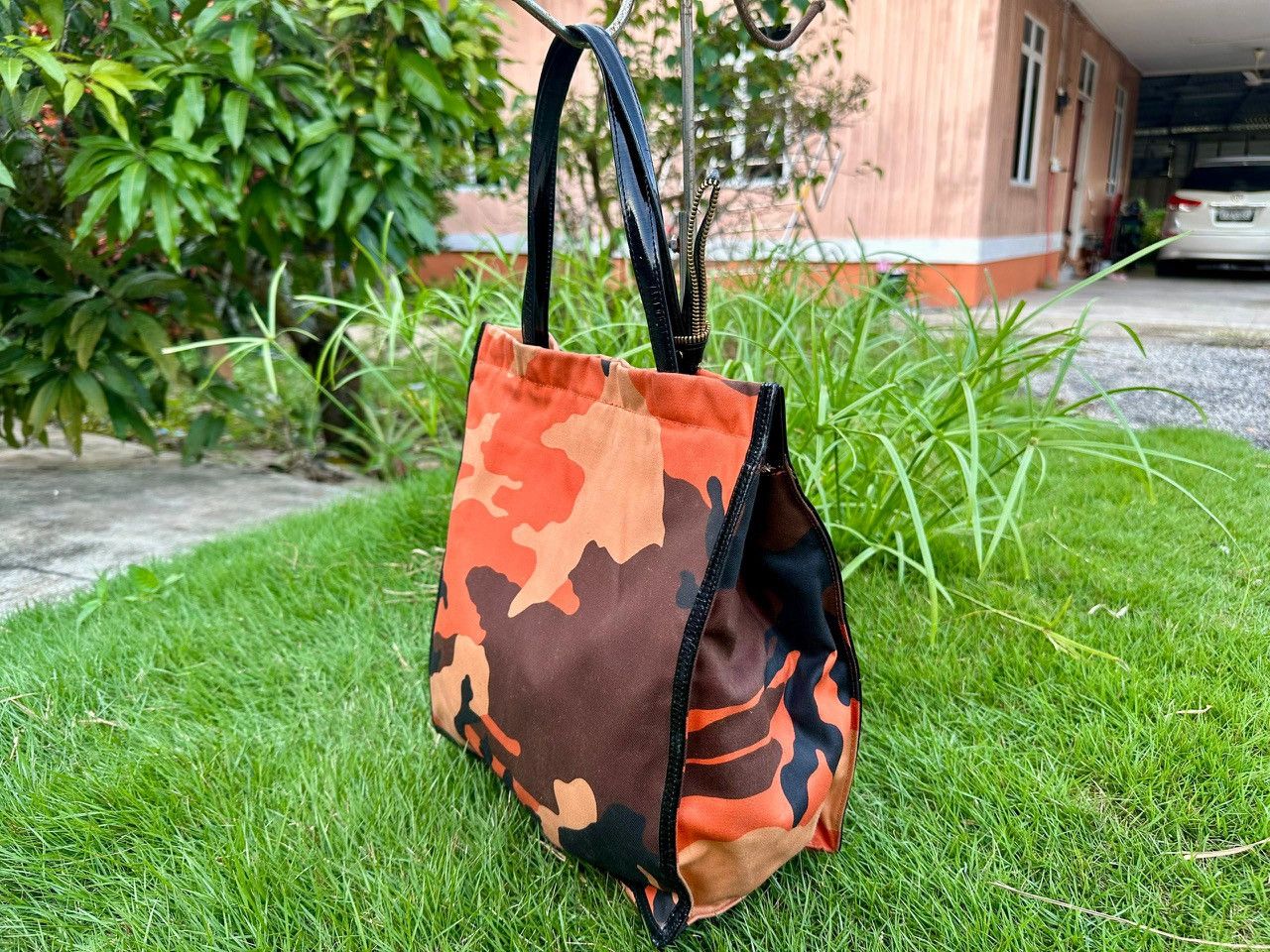 Dior Authentic Christian Dior “MISS DIOR” Camouflage Tote Bag Size ONE SIZE - 3 Thumbnail