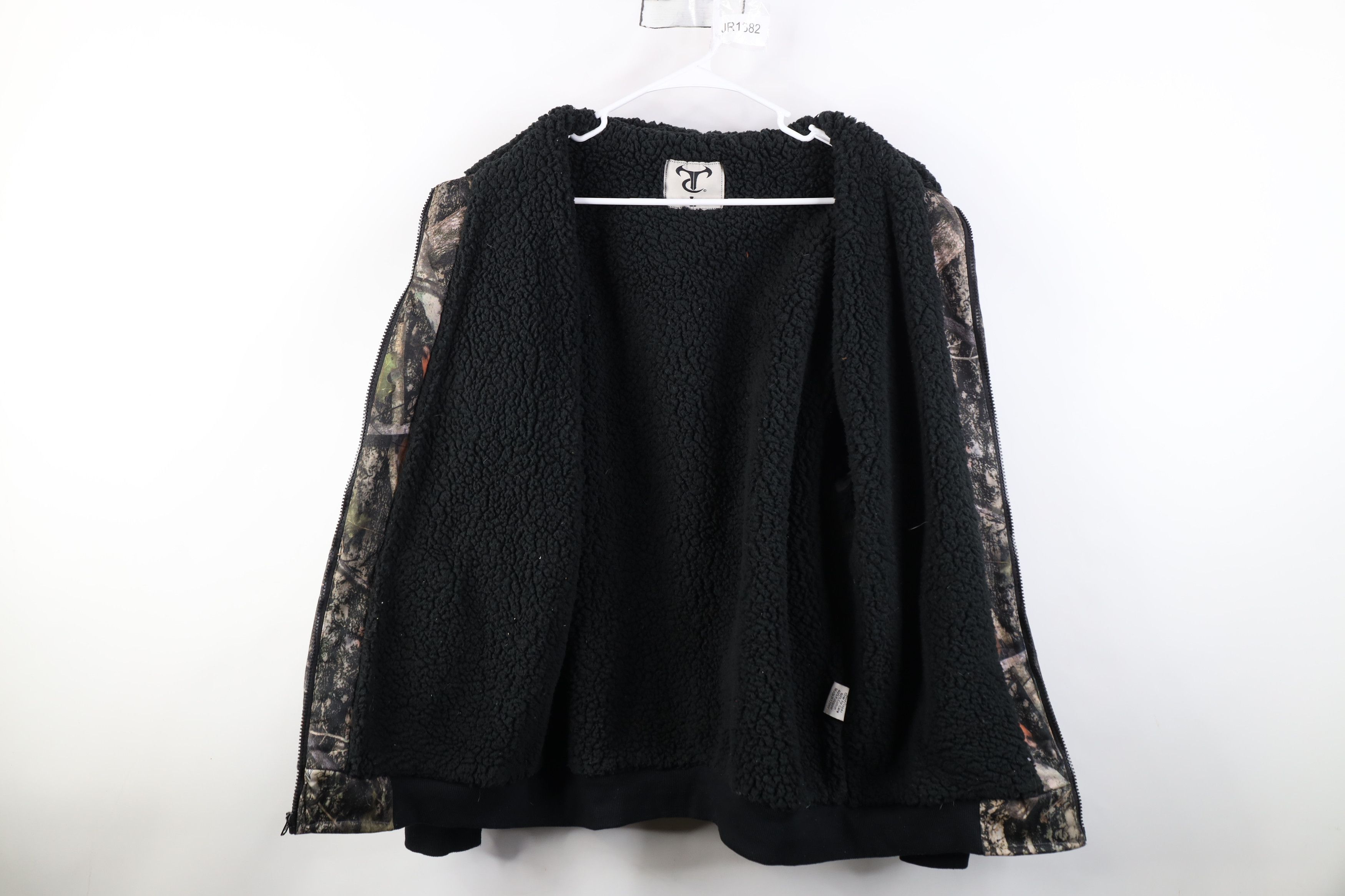 Vintage Vintage Y2K Streetwear Lined Camouflage Full Zip Hoodie Size US L / EU 52-54 / 3 - 9 Thumbnail