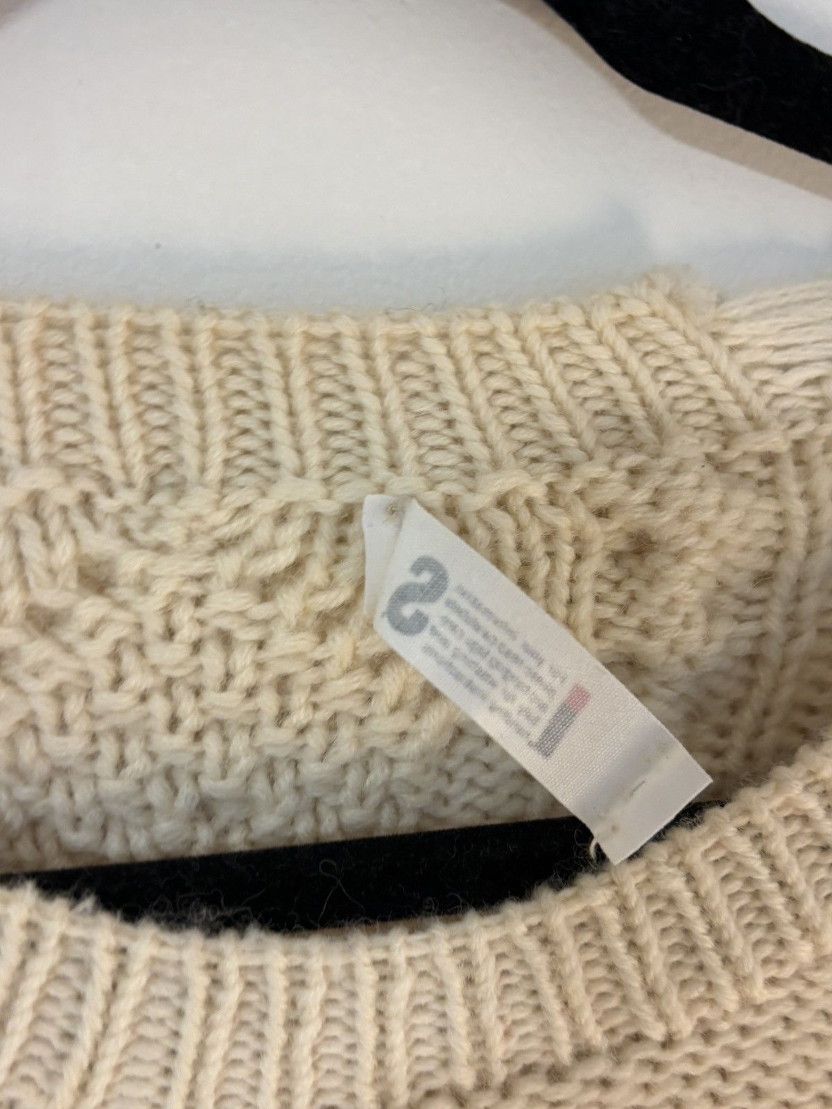 Issey Miyake Issey Miyake Textured Cable Knit Sweater Size XS / US 0-2 / IT 36-38 - 2 Thumbnail