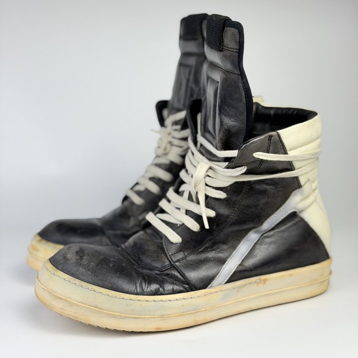 Rick Owens Rick Owens Geobasket Stone Gray Size US 7.5 / EU 40-41 - 3 Thumbnail