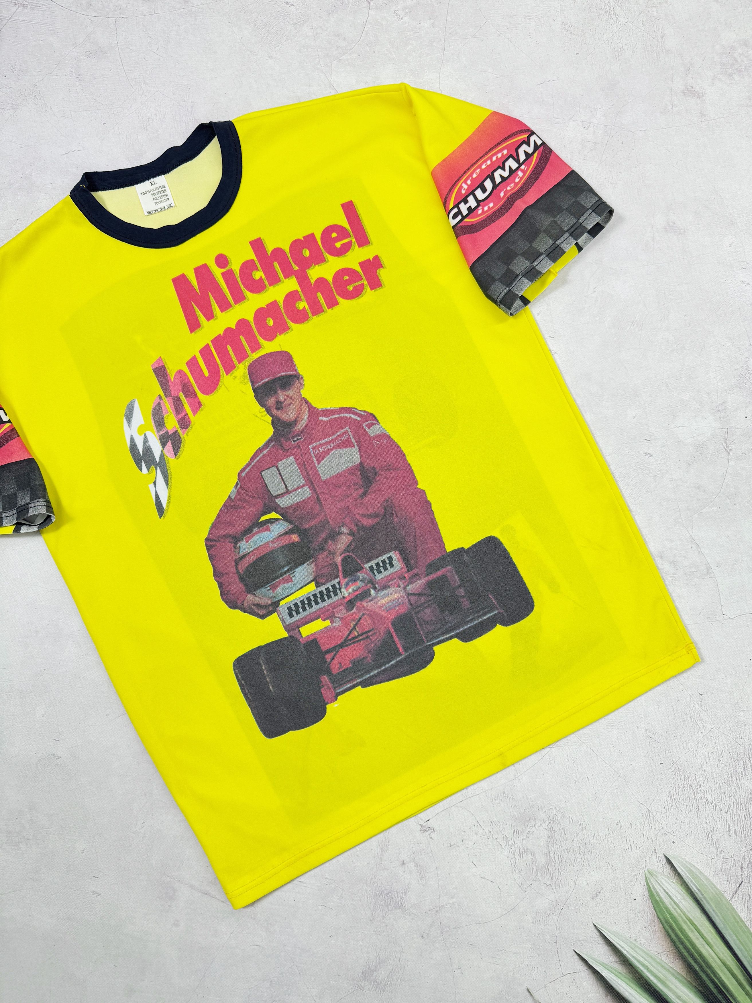 Vintage Vintage Michael Schumaher T-Shirt Formula1 Racing Style Size US M / EU 48-50 / 2 - 5 Thumbnail
