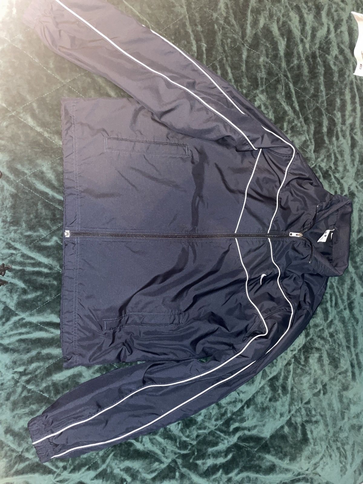 Nike Navy blue nike windbreaker Size US L / EU 52-54 / 3 - 2 Thumbnail