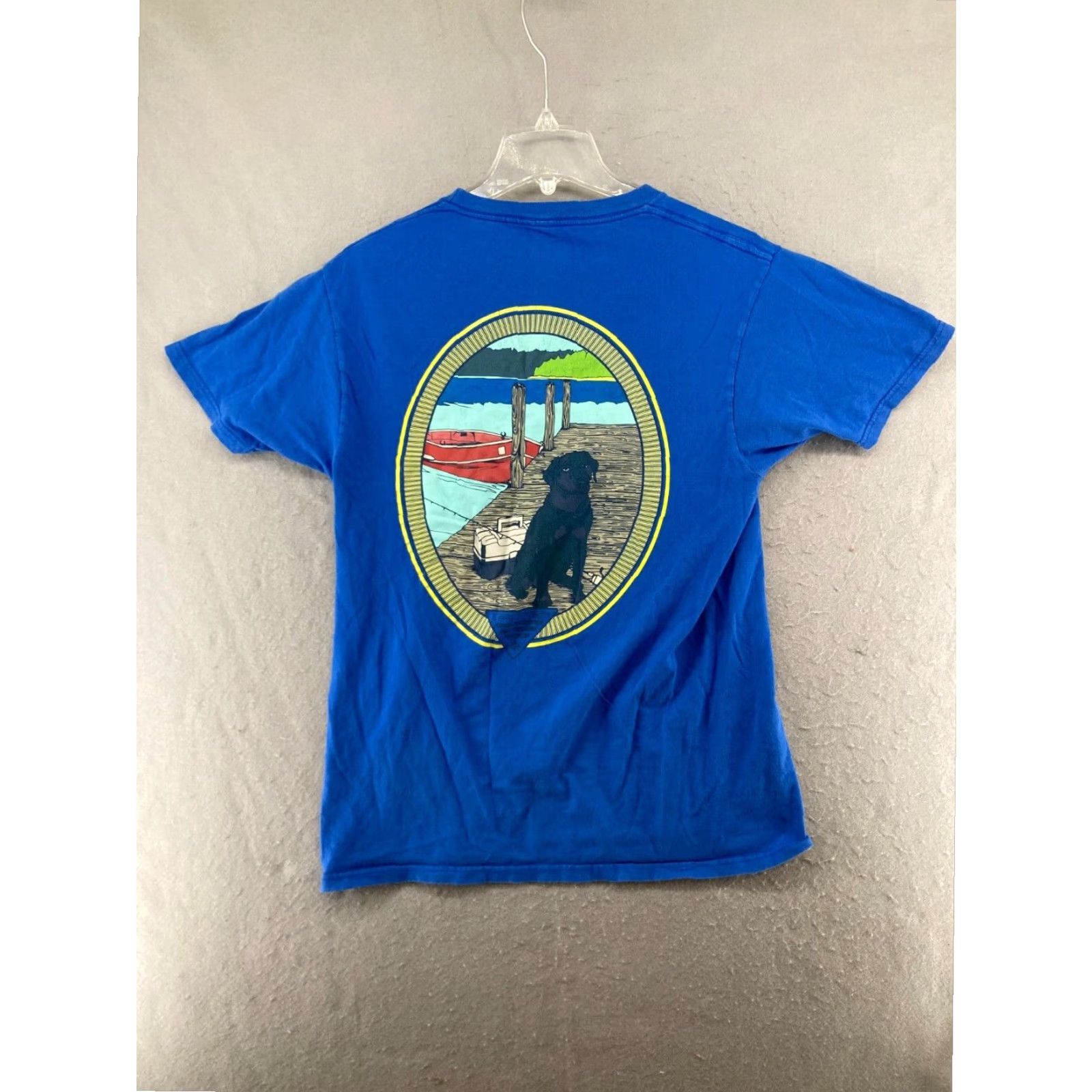 Vintage Columbia Mens M Blue PFG T Shirt Fishing Tee Lab Lake Outdoors XL Size US M / EU 48-50 / 2 - 6 Thumbnail