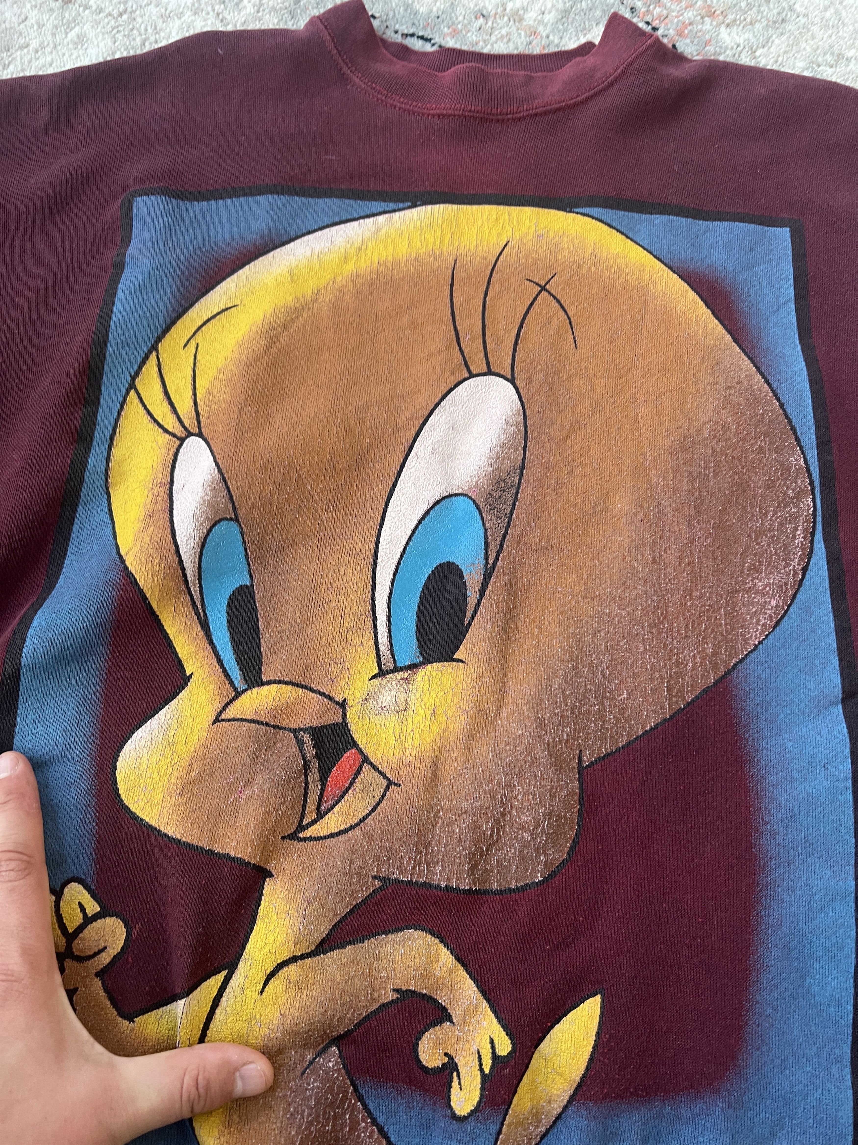 Vintage Looney Tunes 1996 Vintage Sweatshirt Size US L / EU 52-54 / 3 - 4 Thumbnail